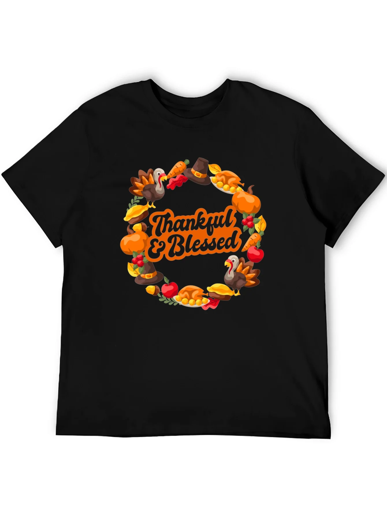 Rebbecca Thankful & Blessed Thanksgiving T-Shirt
