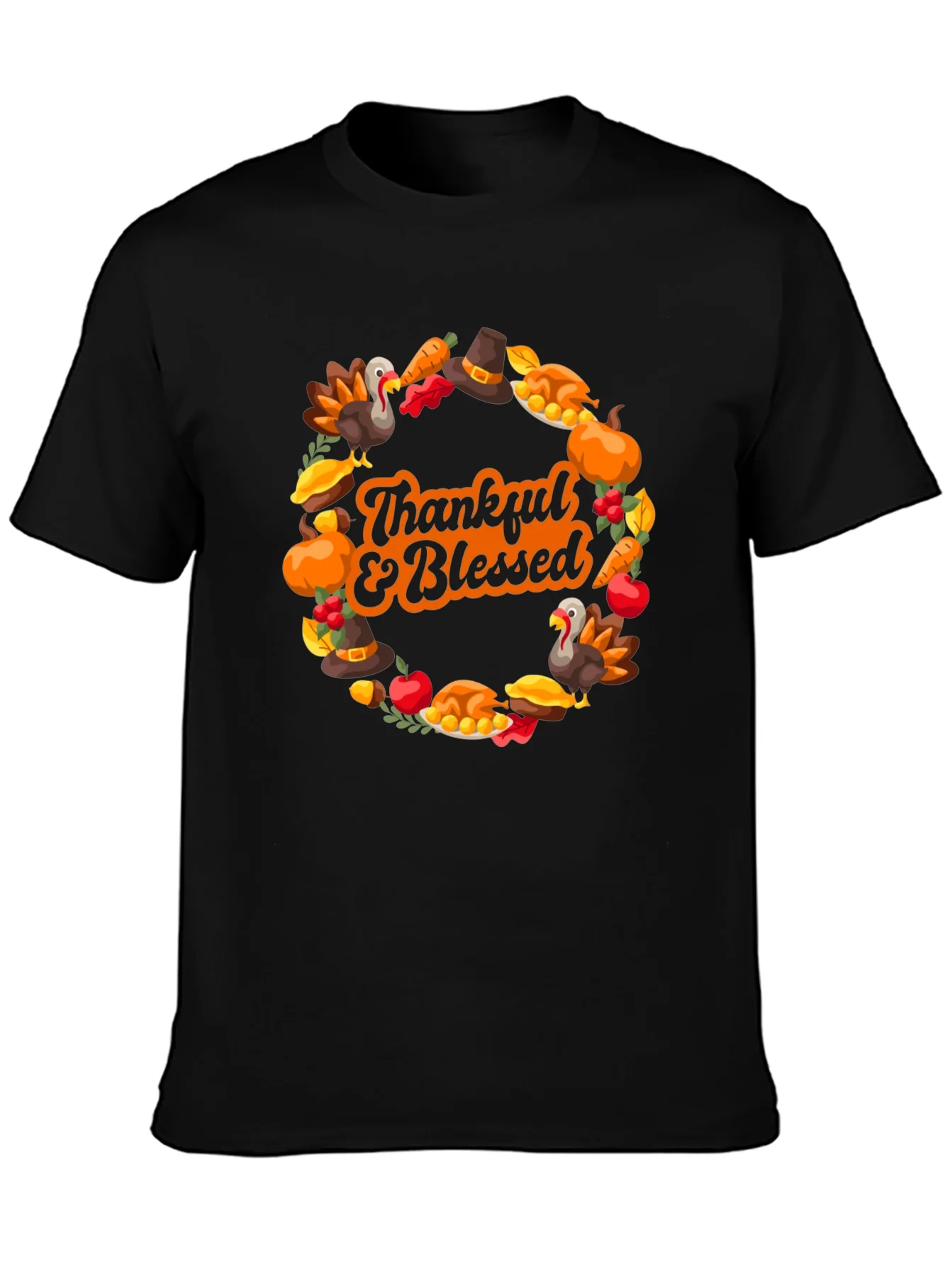Rebbecca Thankful & Blessed Thanksgiving T-Shirt