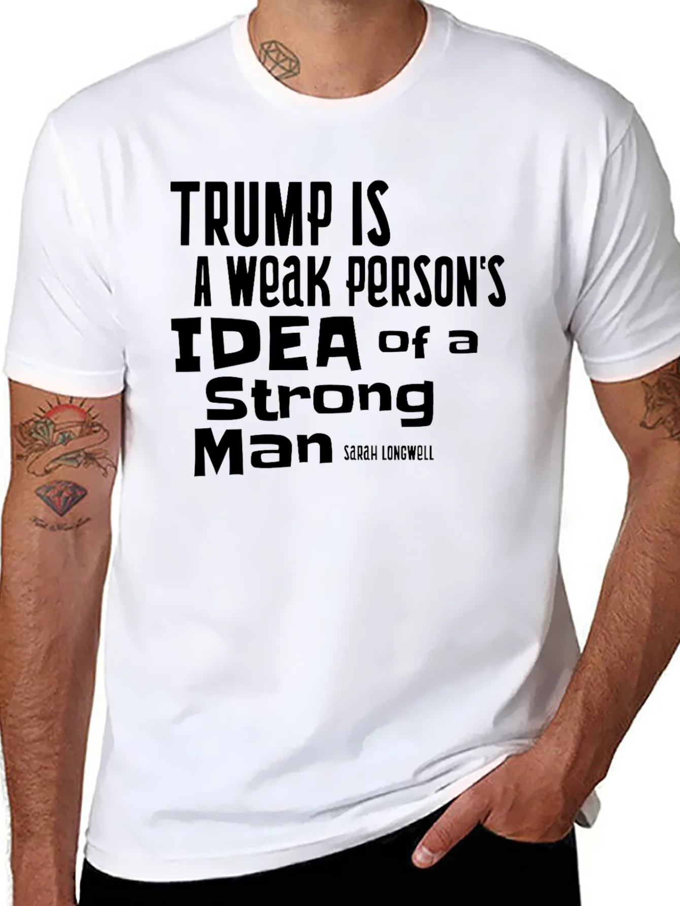 Rebbecca Trump Is a Weak Persons Idea Slogan T-Shirt