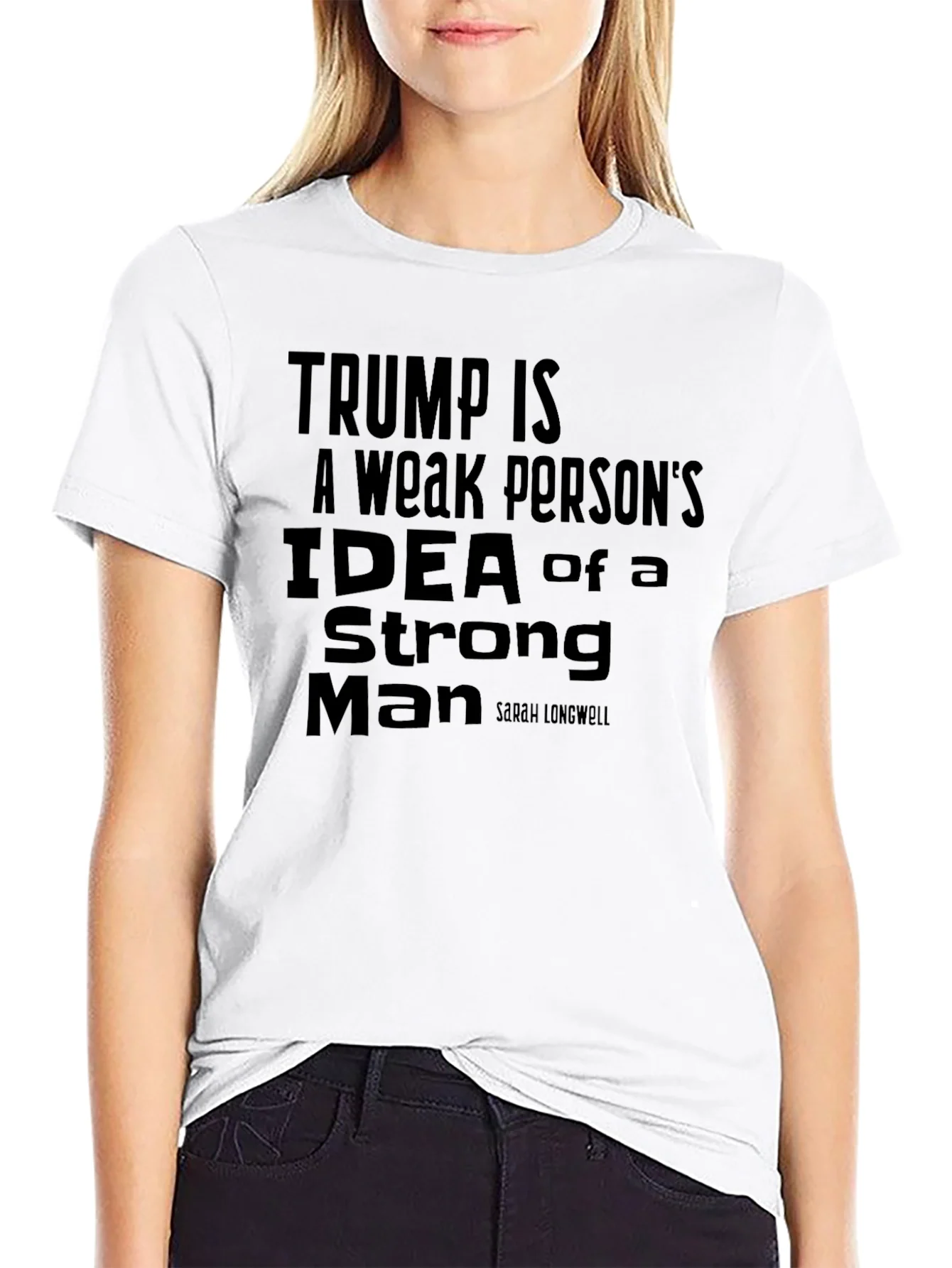 Rebbecca Trump Is a Weak Persons Idea Slogan T-Shirt