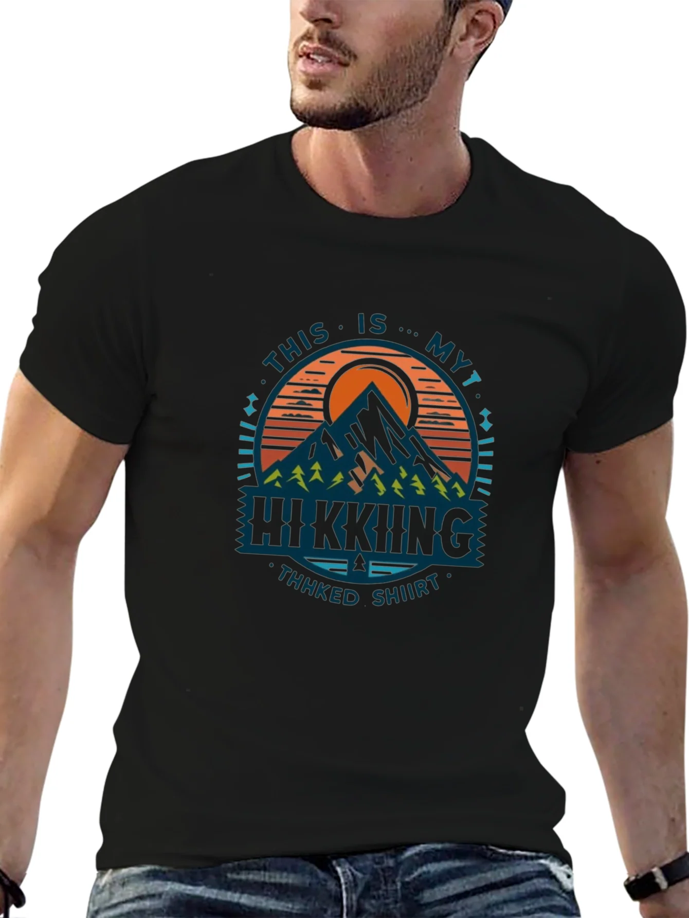Rebbecca Hiking Graphic T-Shirt - Thhked Shiirt