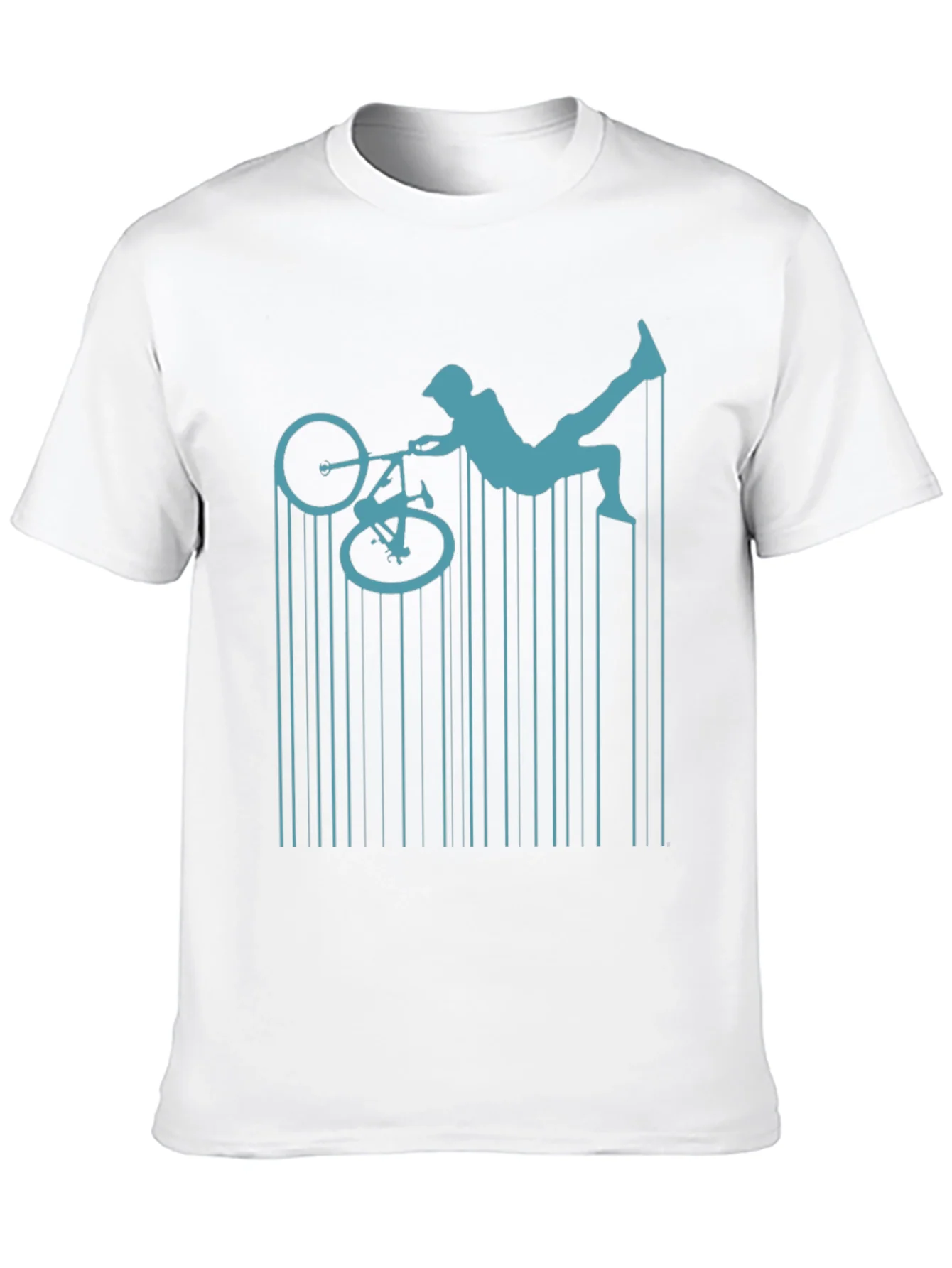 Rebbecca BMX Rider Graphic Tee - Mens Black T-Shirt