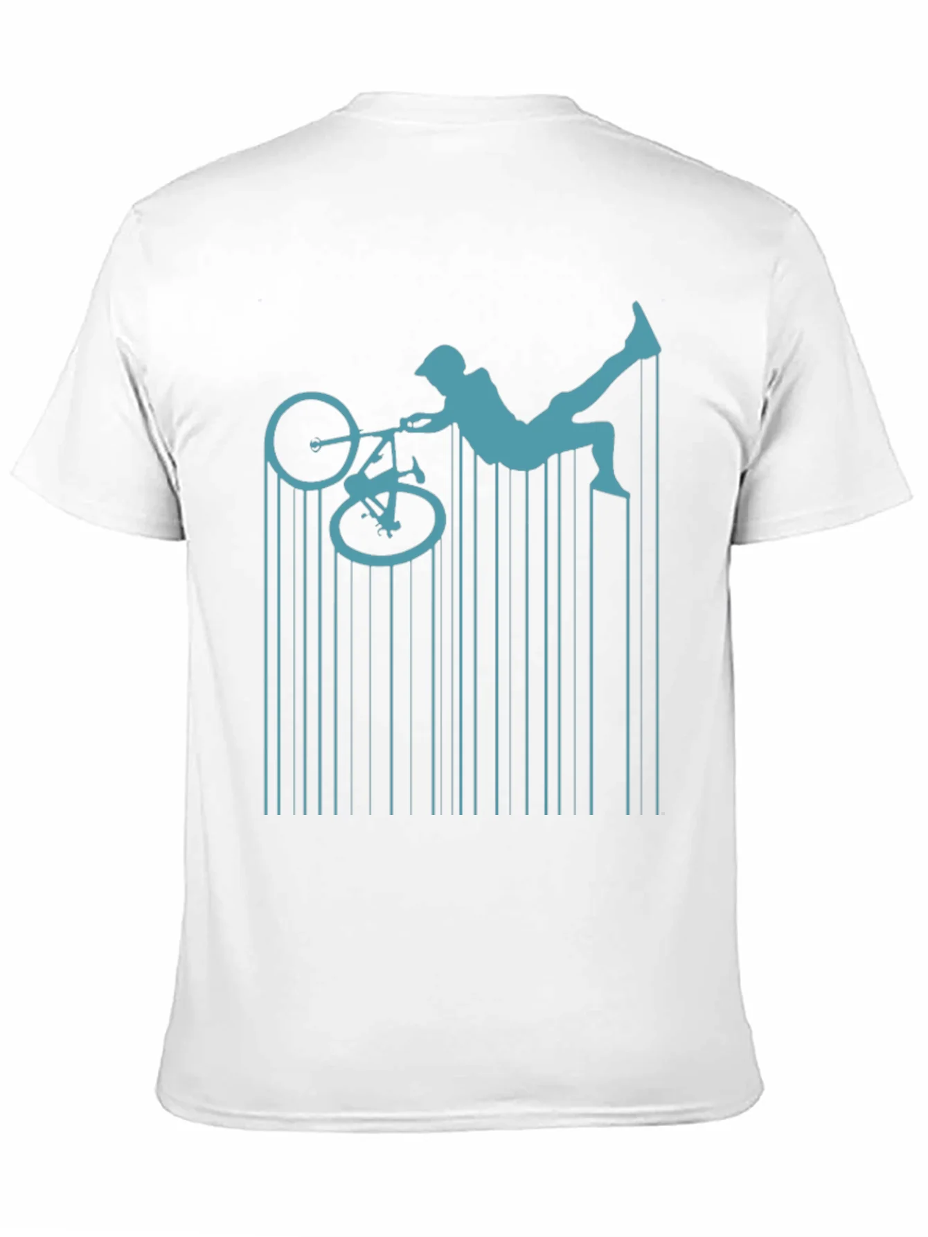 Rebbecca BMX Rider Graphic Tee - Mens Black T-Shirt