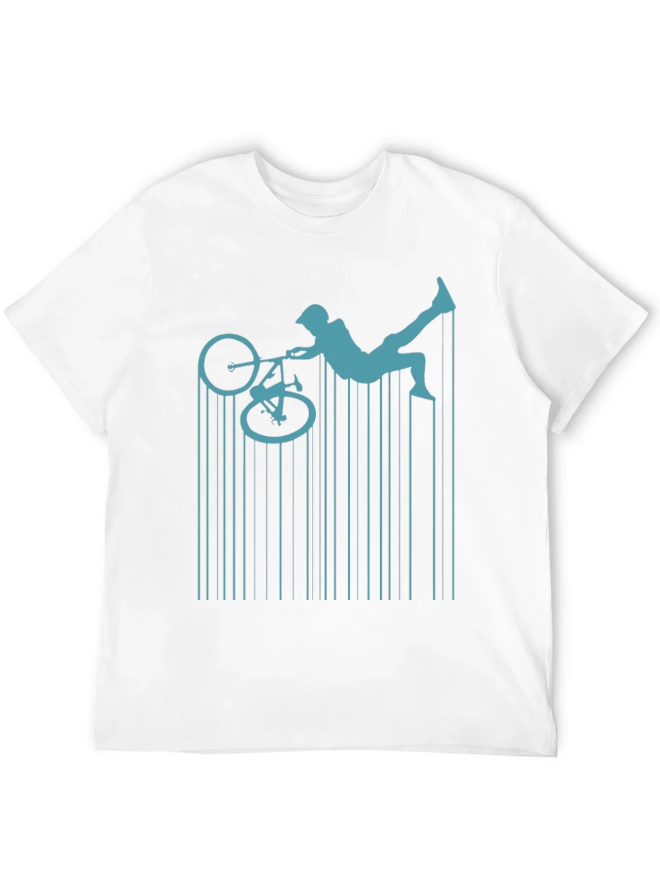 Rebbecca BMX Rider Graphic Tee - Mens Black T-Shirt