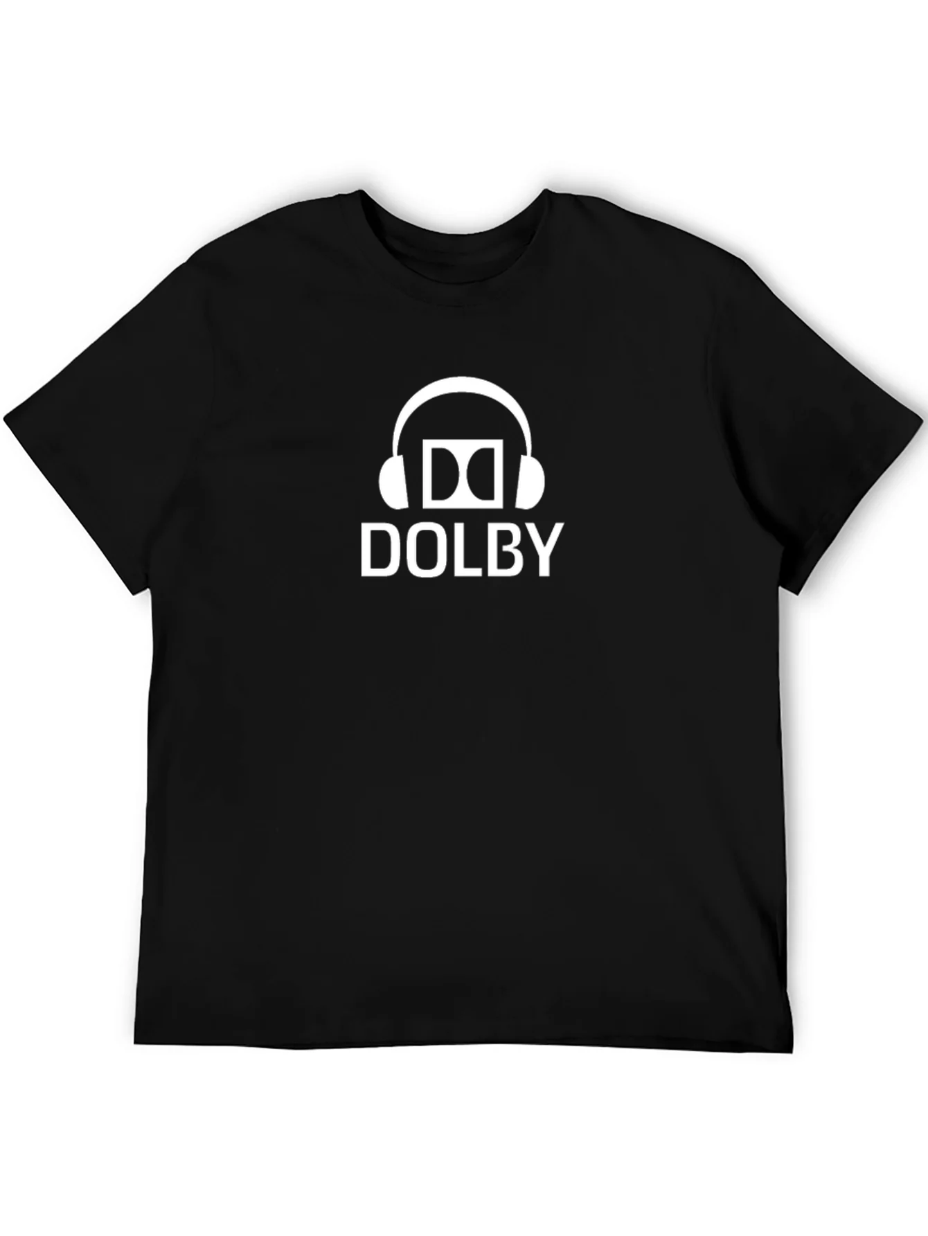 Camiseta Negra Dolby - Audio de Calidad