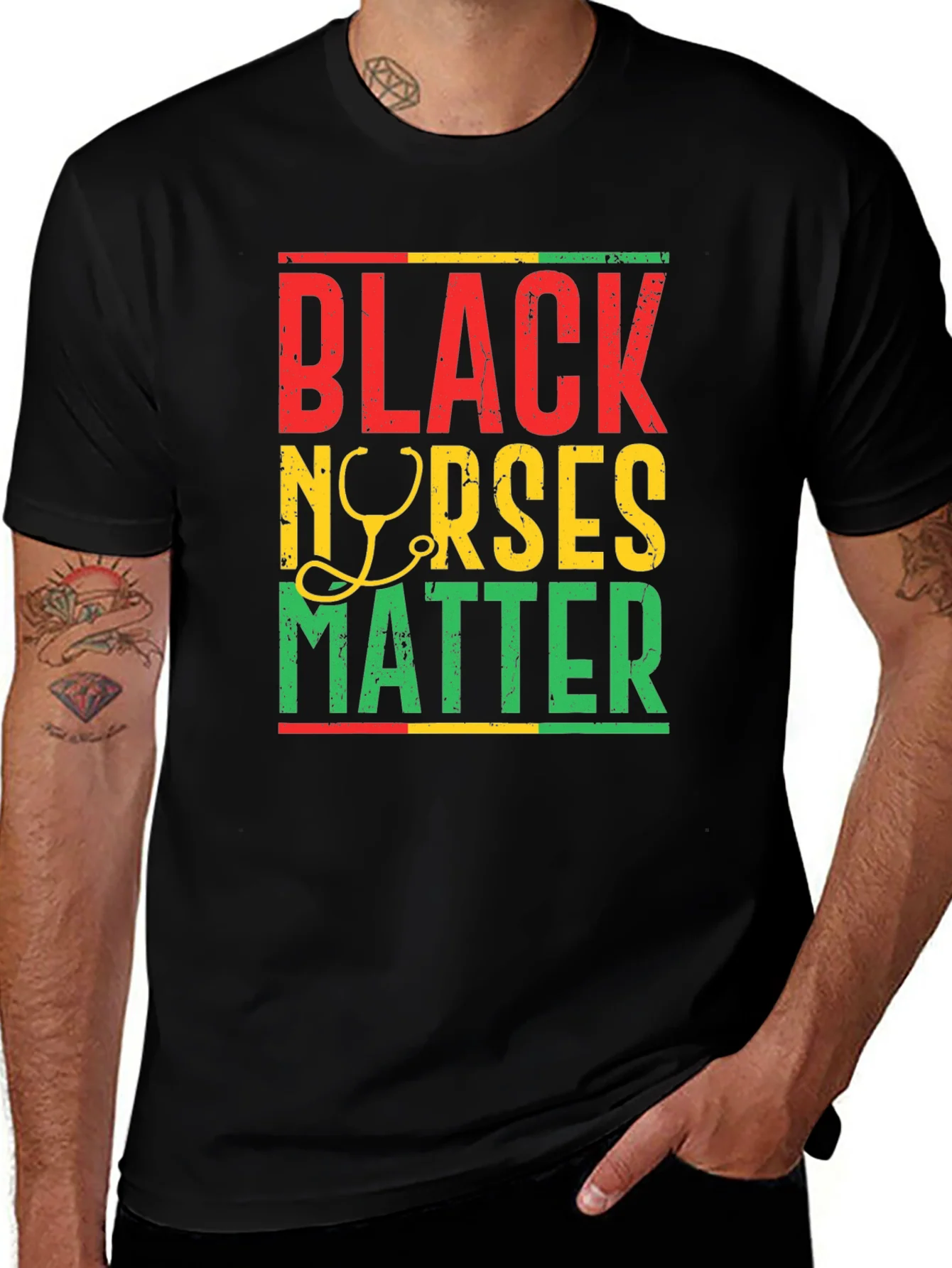 Camiseta Black Nurses Matter - Apoya y Concientiza