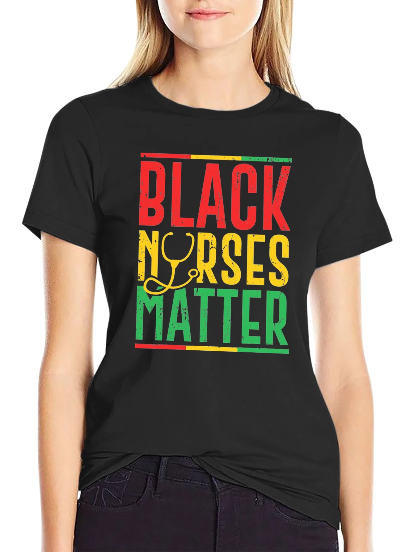 Camiseta Black Nurses Matter - Apoya y Concientiza