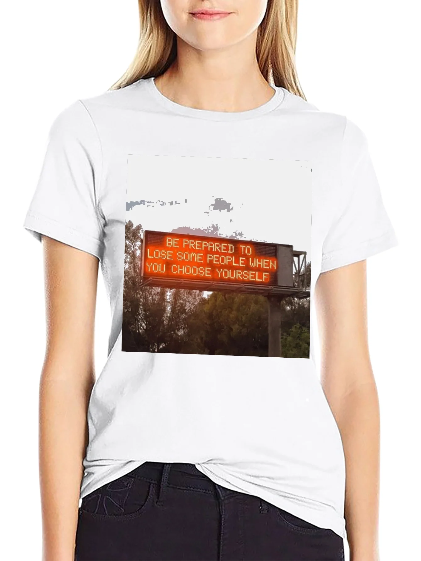 Camiseta Negra con Mensaje Motivacional