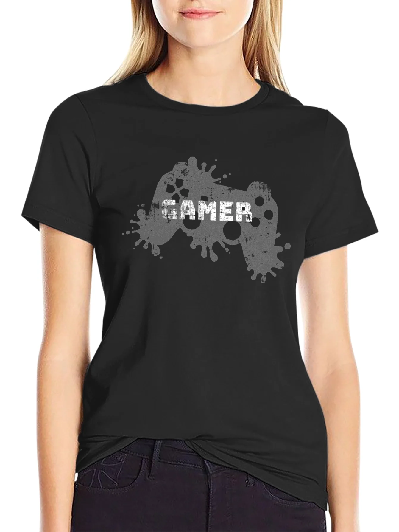 Rebbecca Gamer T-Shirt - Console Controller Graphic Tee