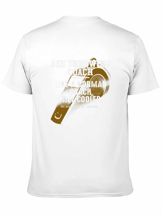 Camiseta Negra para Entrenador de Lanzamiento de Hachas