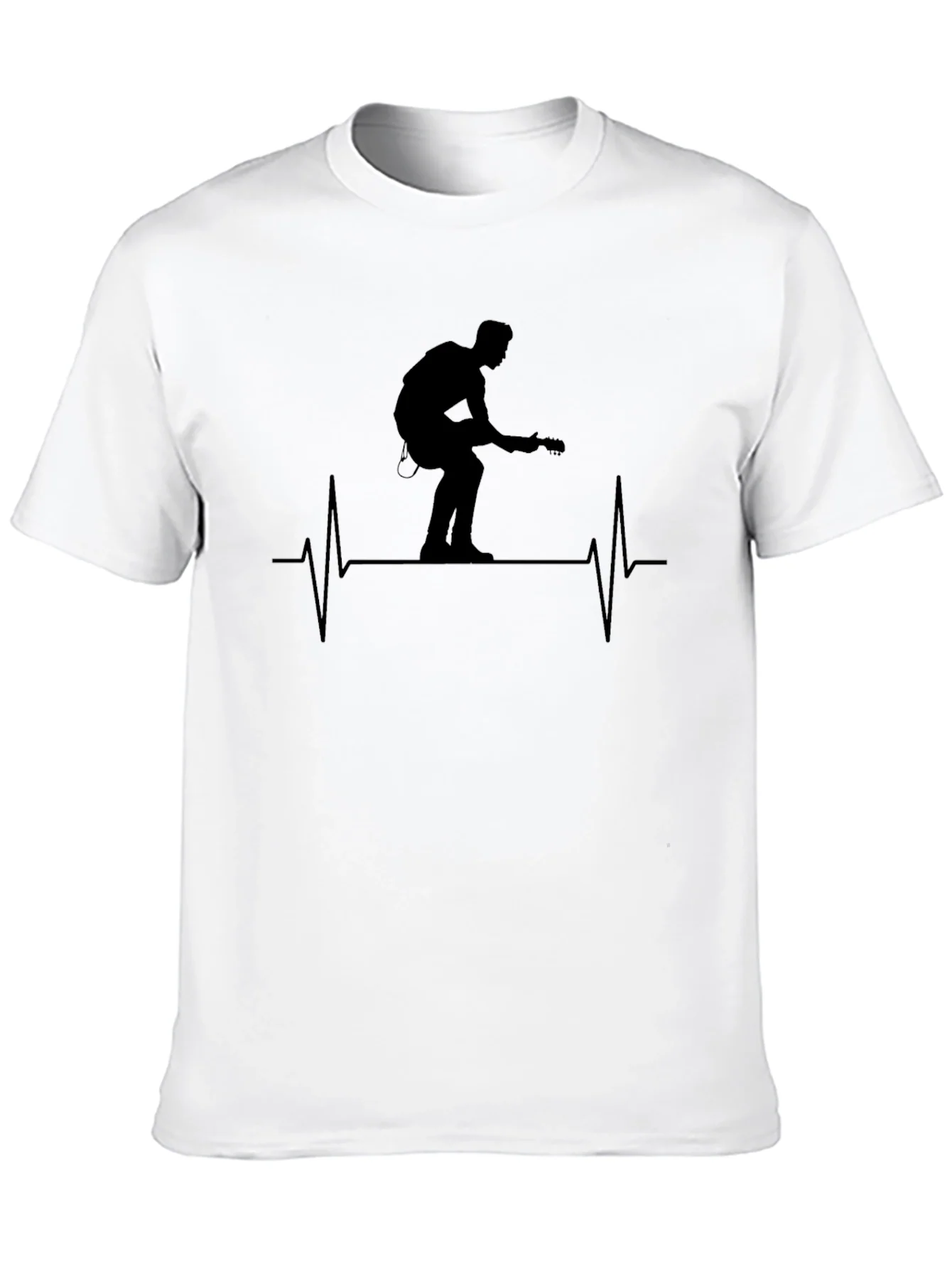 Rebbecca Guitar Player Heartbeat T-Shirt
