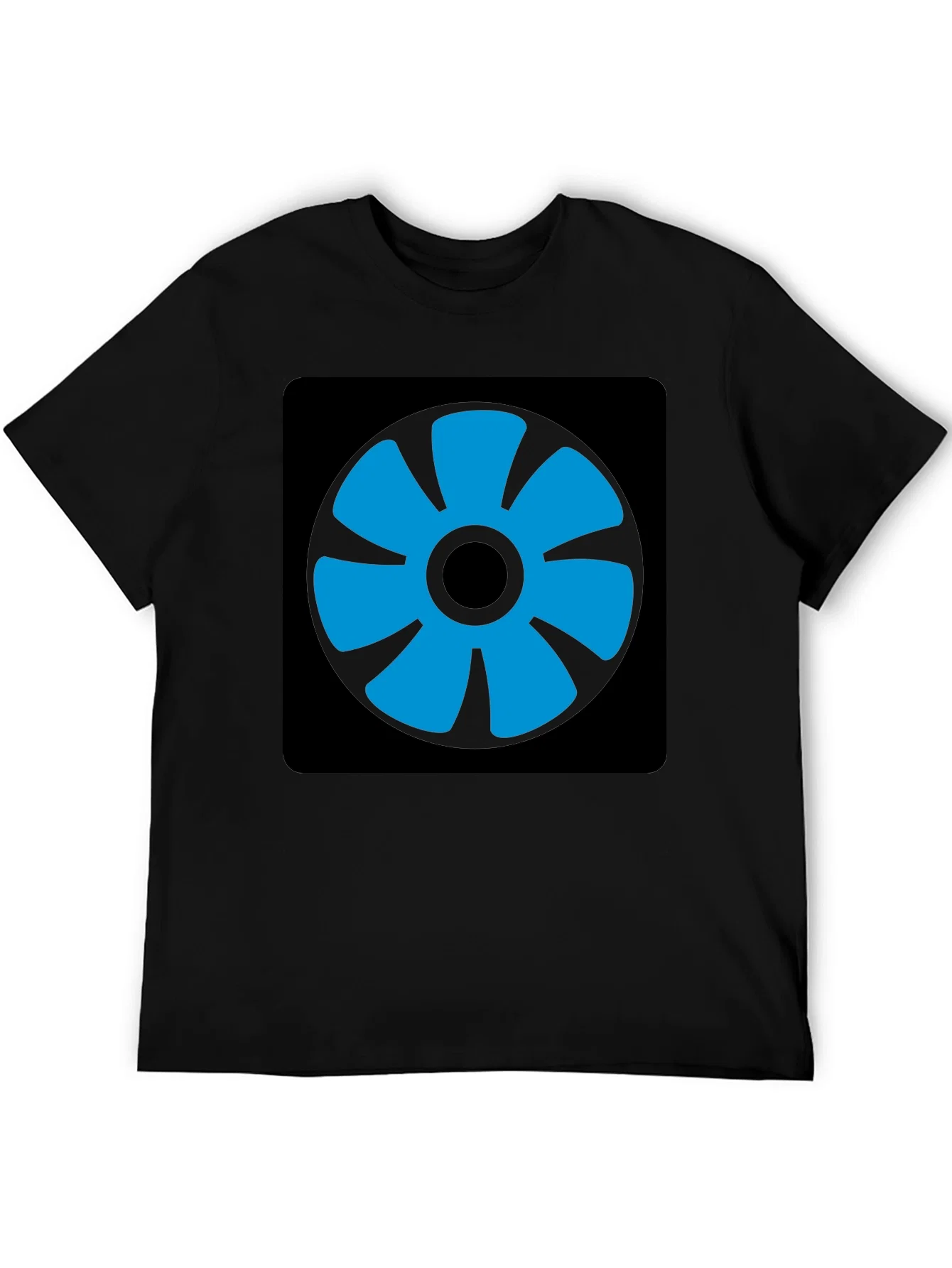 Rebbecca Blue Fan Graphic Black T-Shirt