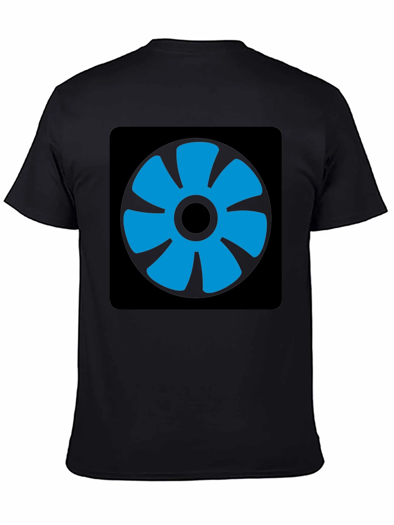 Rebbecca Blue Fan Graphic Black T-Shirt