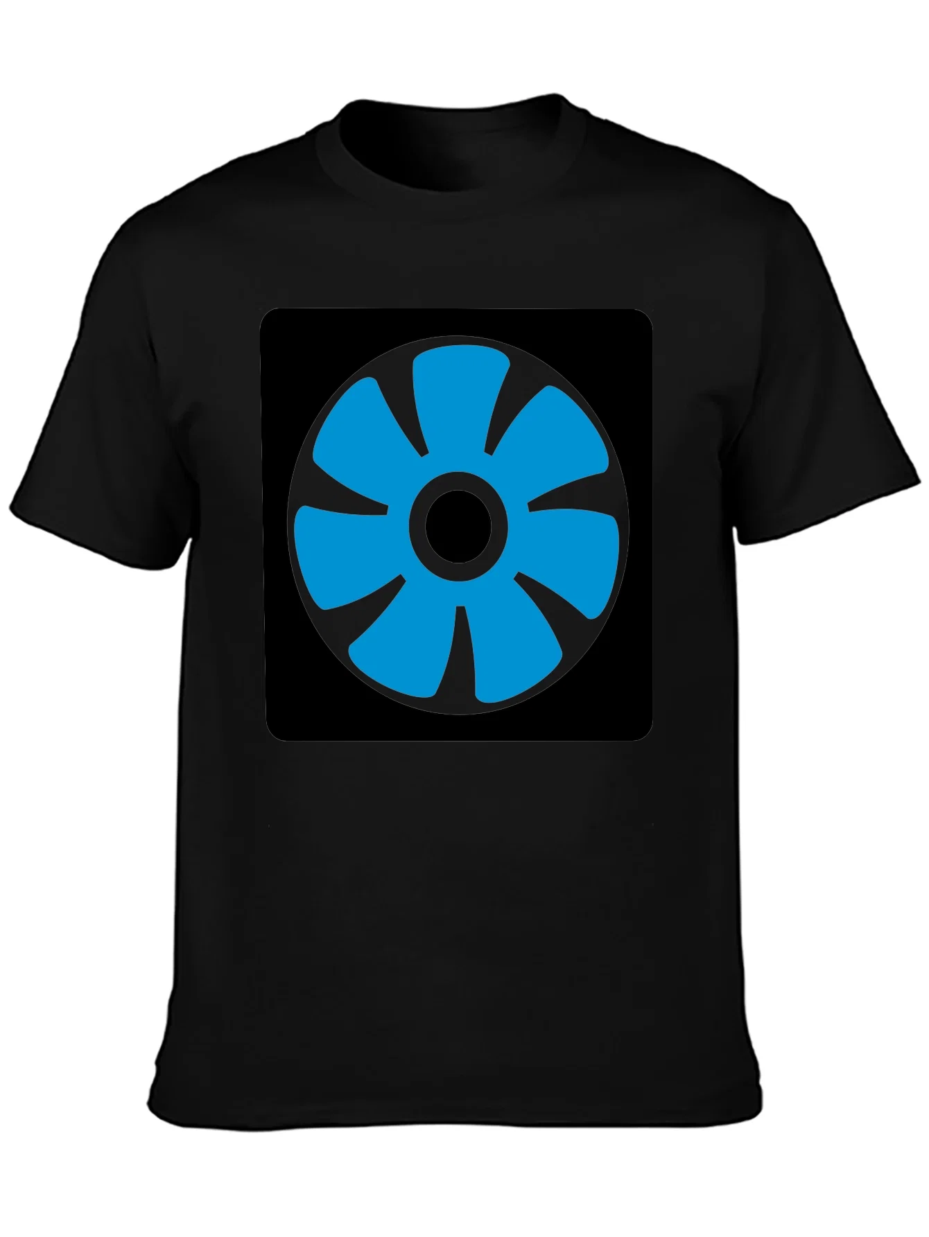Rebbecca Blue Fan Graphic Black T-Shirt