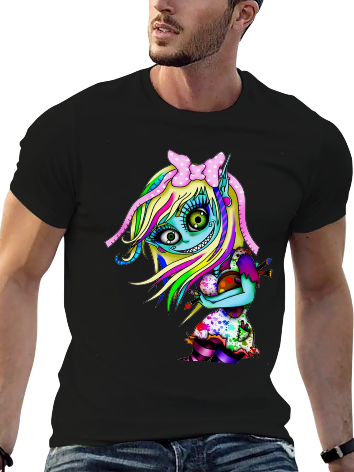 Rebbecca Cartoon Monster Graphic Tee