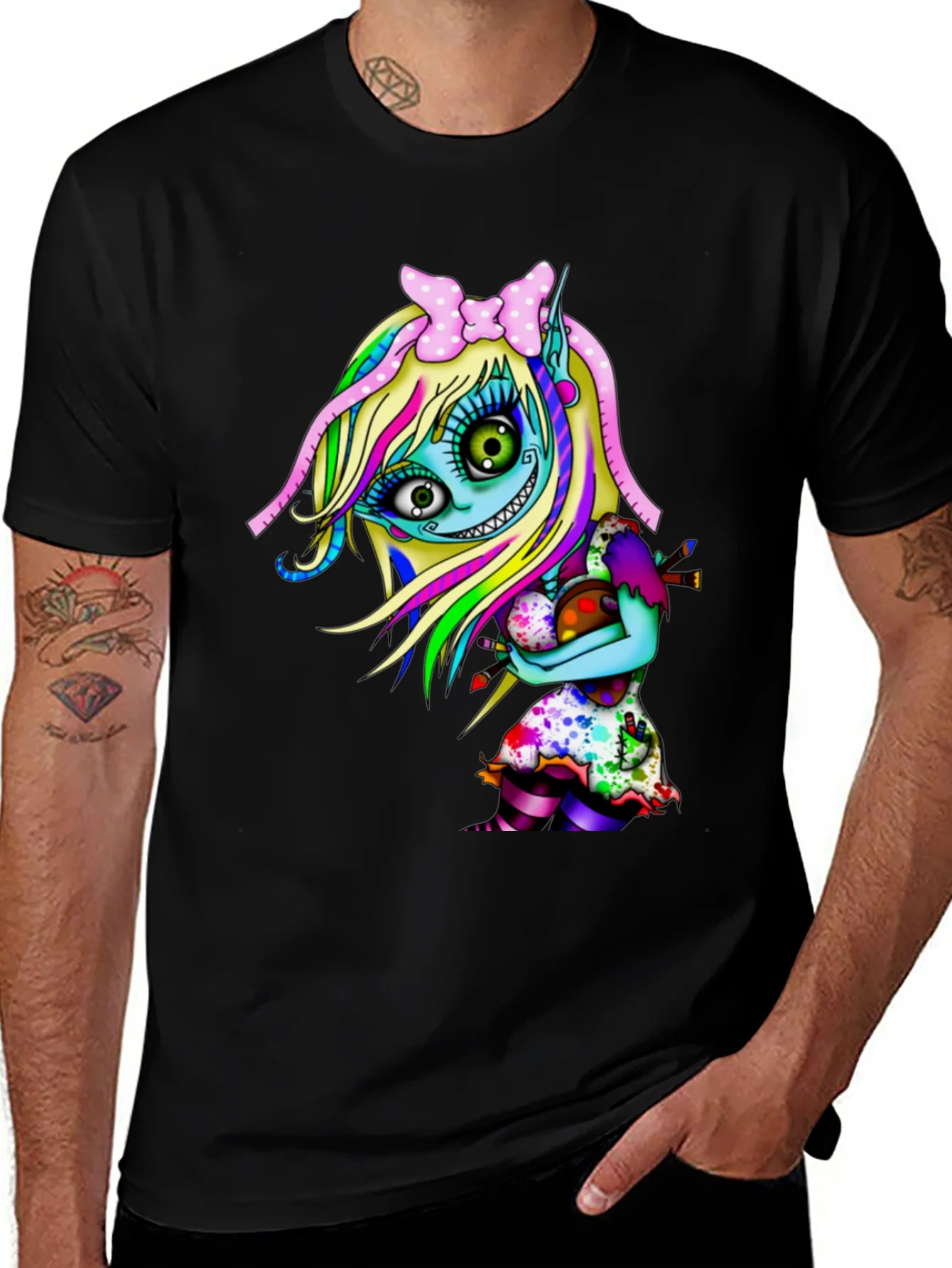 Rebbecca Cartoon Monster Graphic Tee