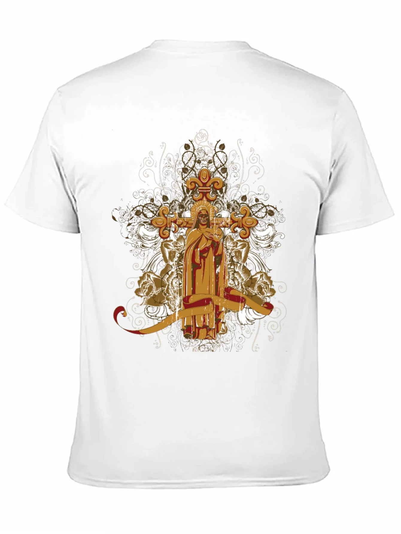 Rebbecca Gothic Skull & Cross T-Shirt