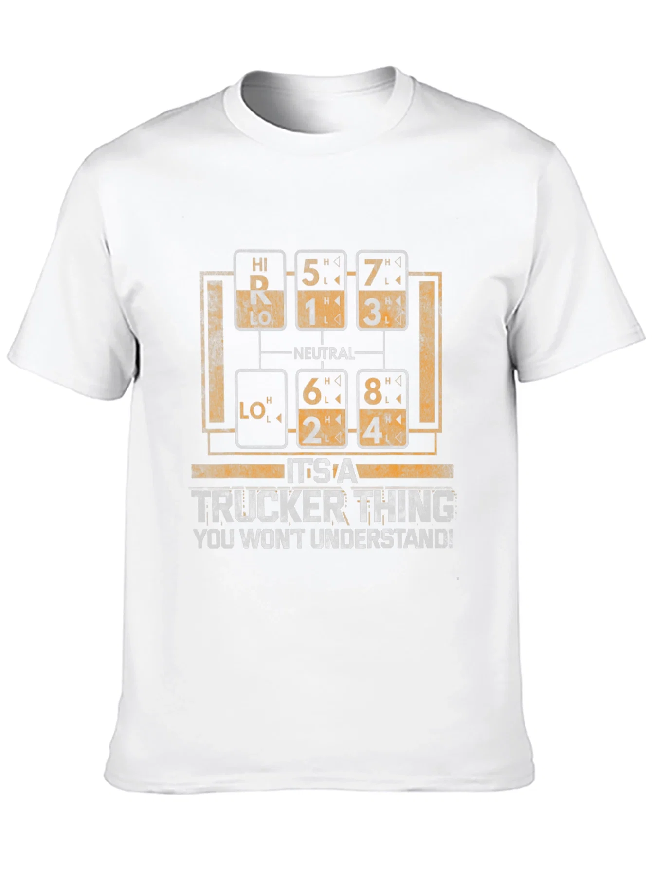 Rebbecca Trucker Thing T-Shirt - Gear Shift Design