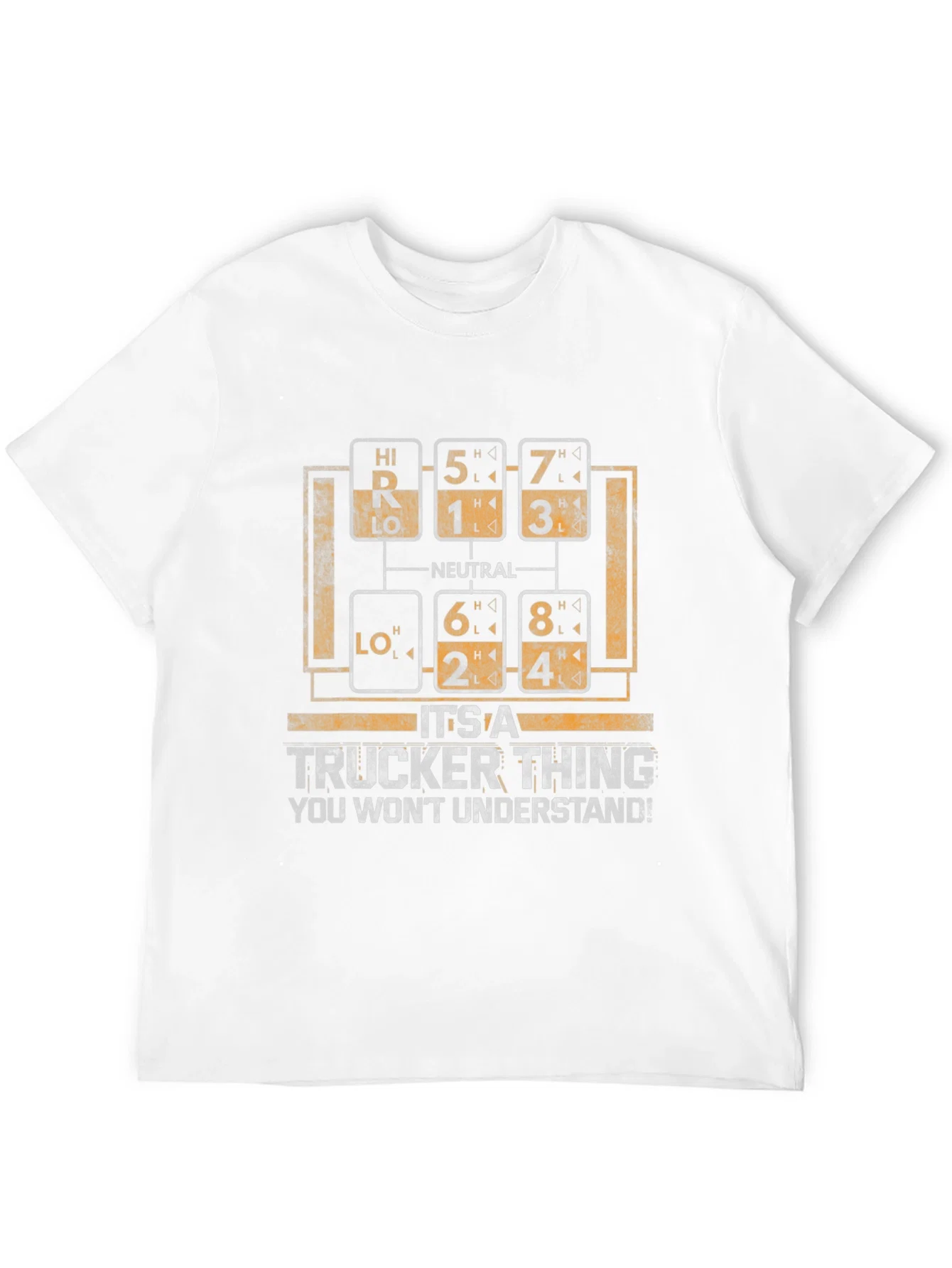 Rebbecca Trucker Thing T-Shirt - Gear Shift Design
