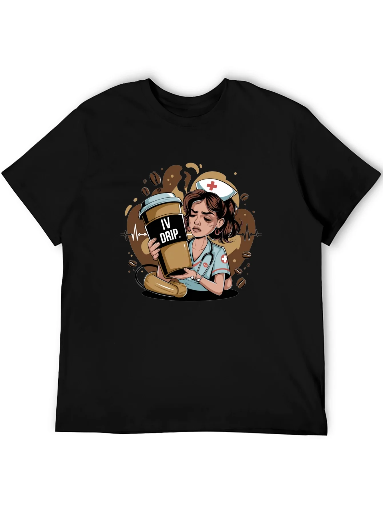 Rebbecca IV Drip Nurse Graphic Tee - Coffee Lover