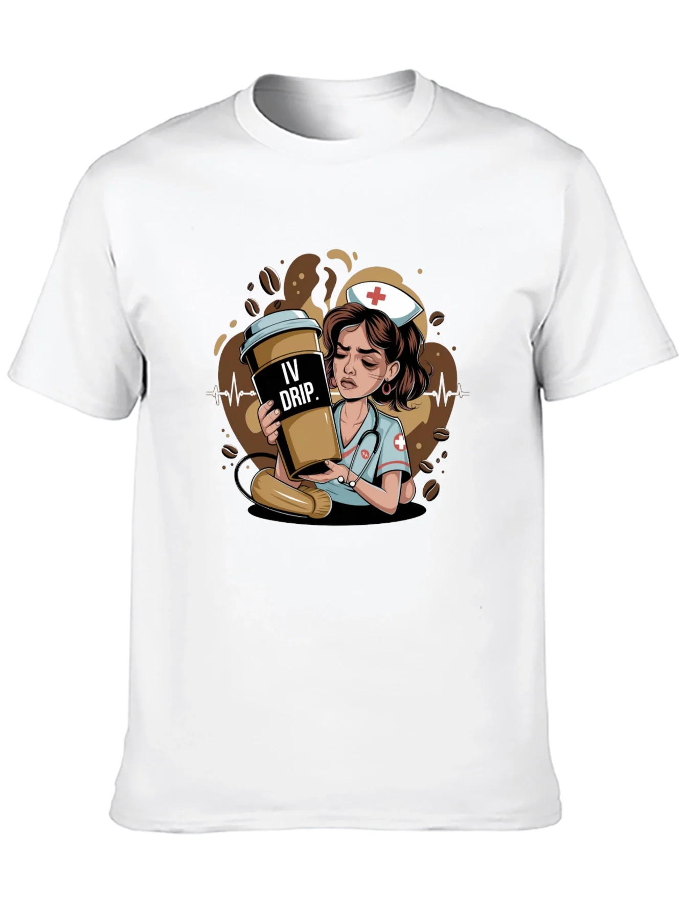 Rebbecca IV Drip Nurse Graphic Tee - Coffee Lover
