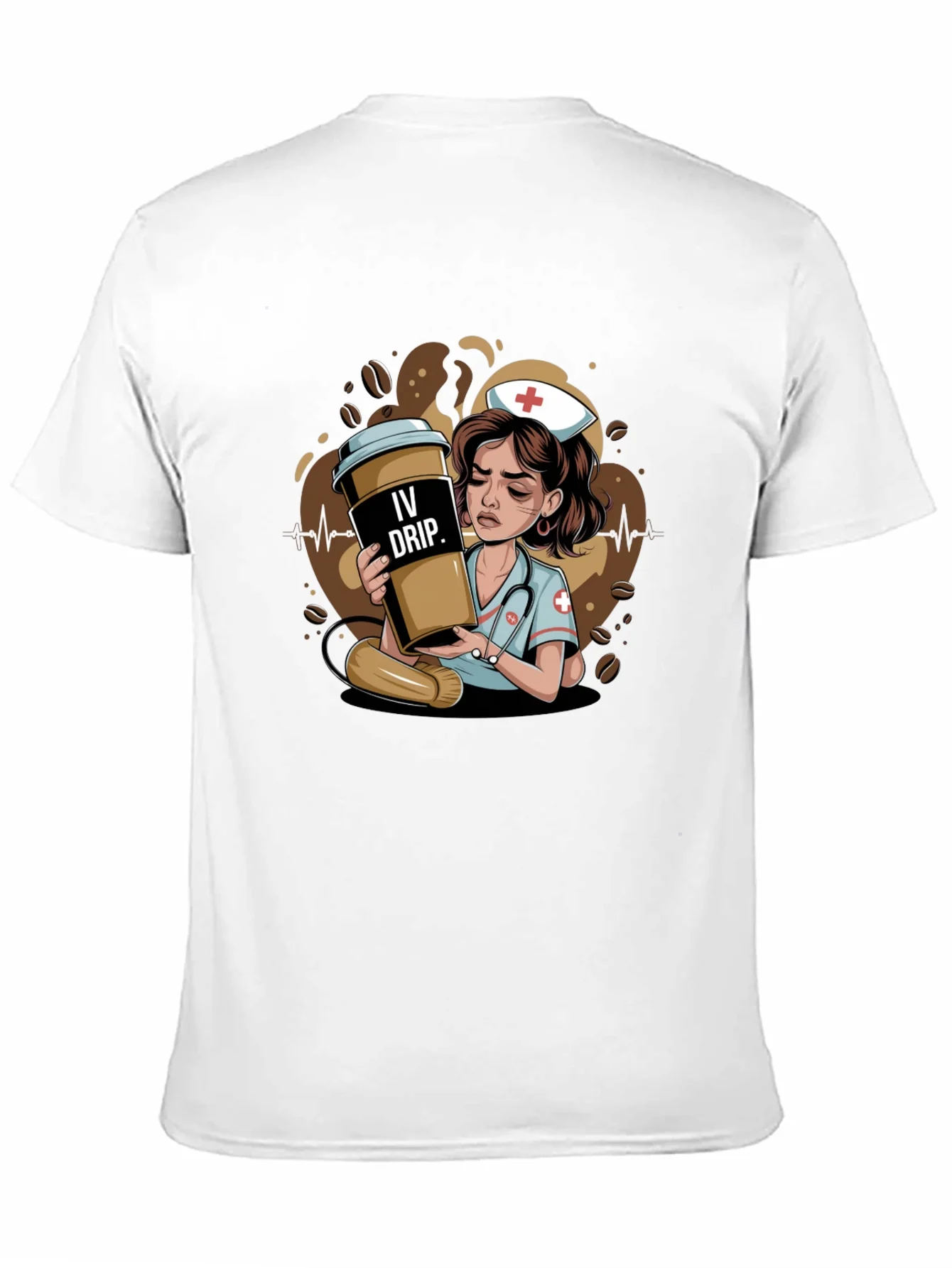 Rebbecca IV Drip Nurse Graphic Tee - Coffee Lover