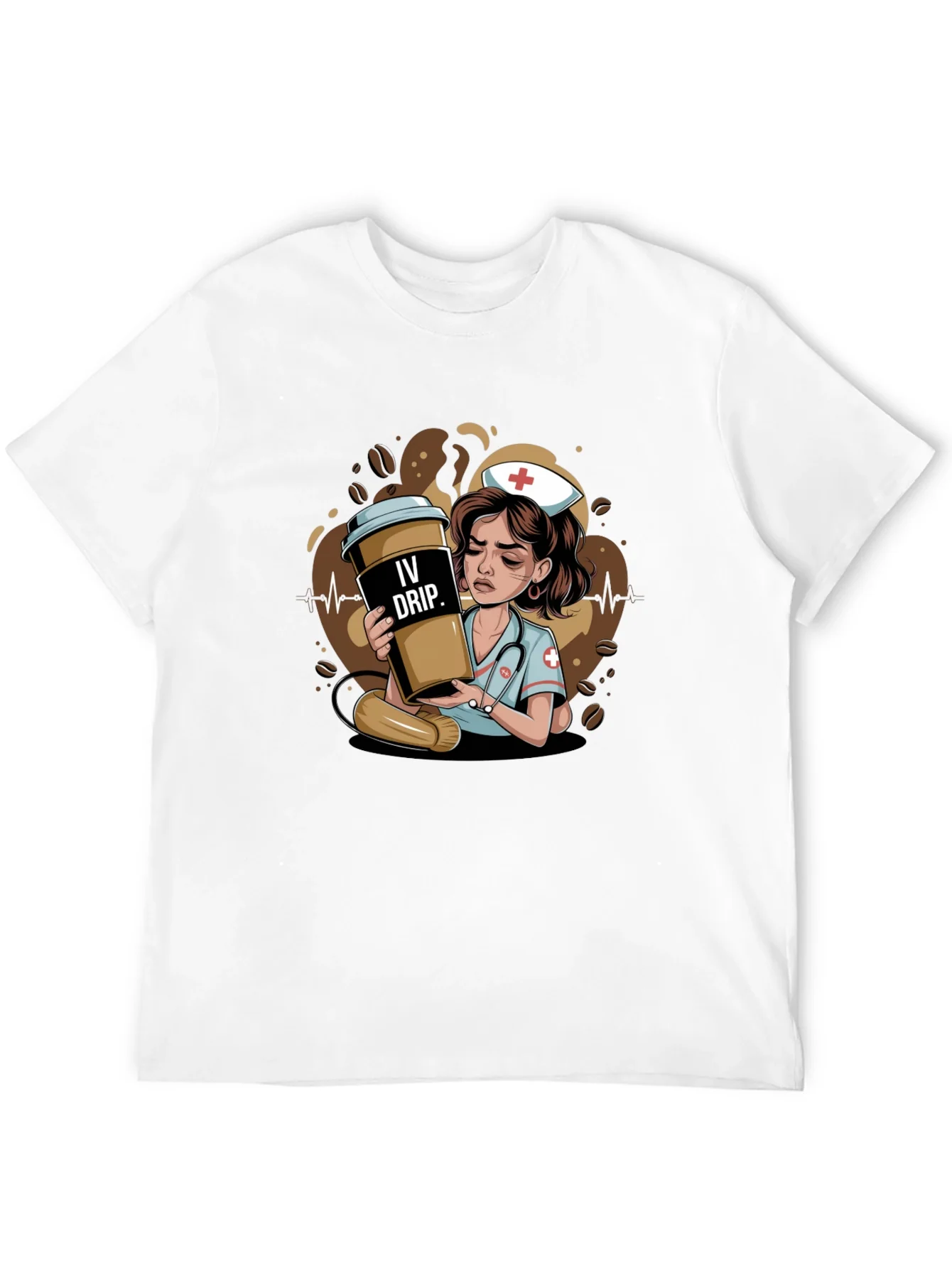 Rebbecca IV Drip Nurse Graphic Tee - Coffee Lover