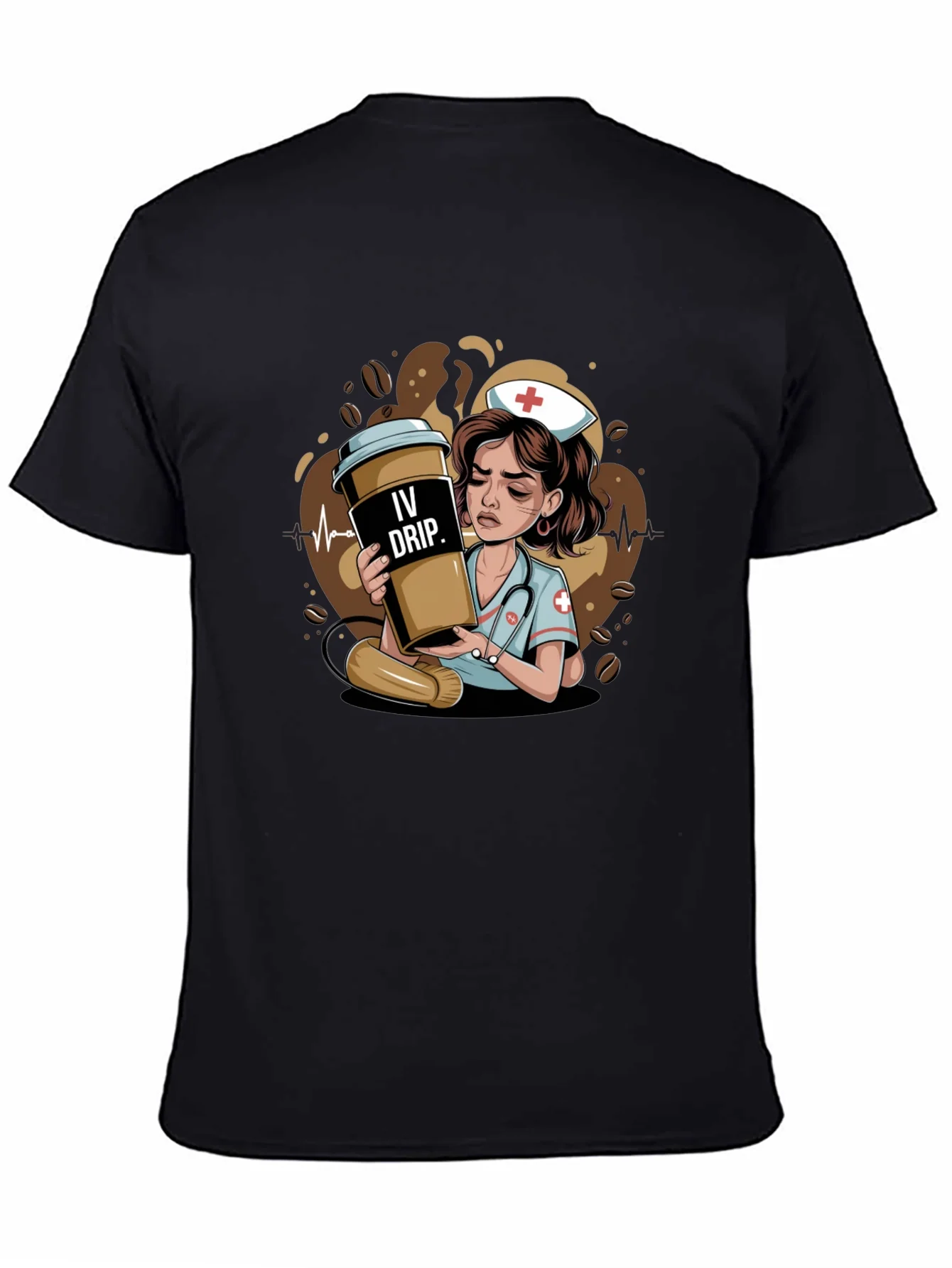 Rebbecca IV Drip Nurse Graphic Tee - Coffee Lover