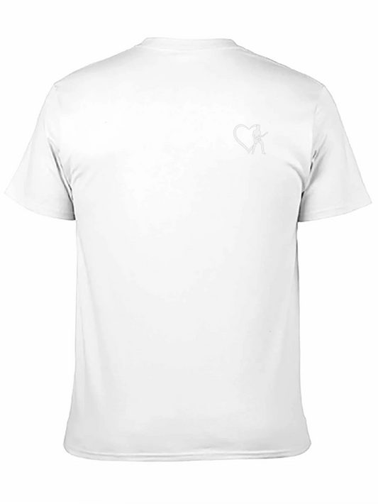 Camiseta Negra con Dise?o de Guitarrista en Coraz¨®n