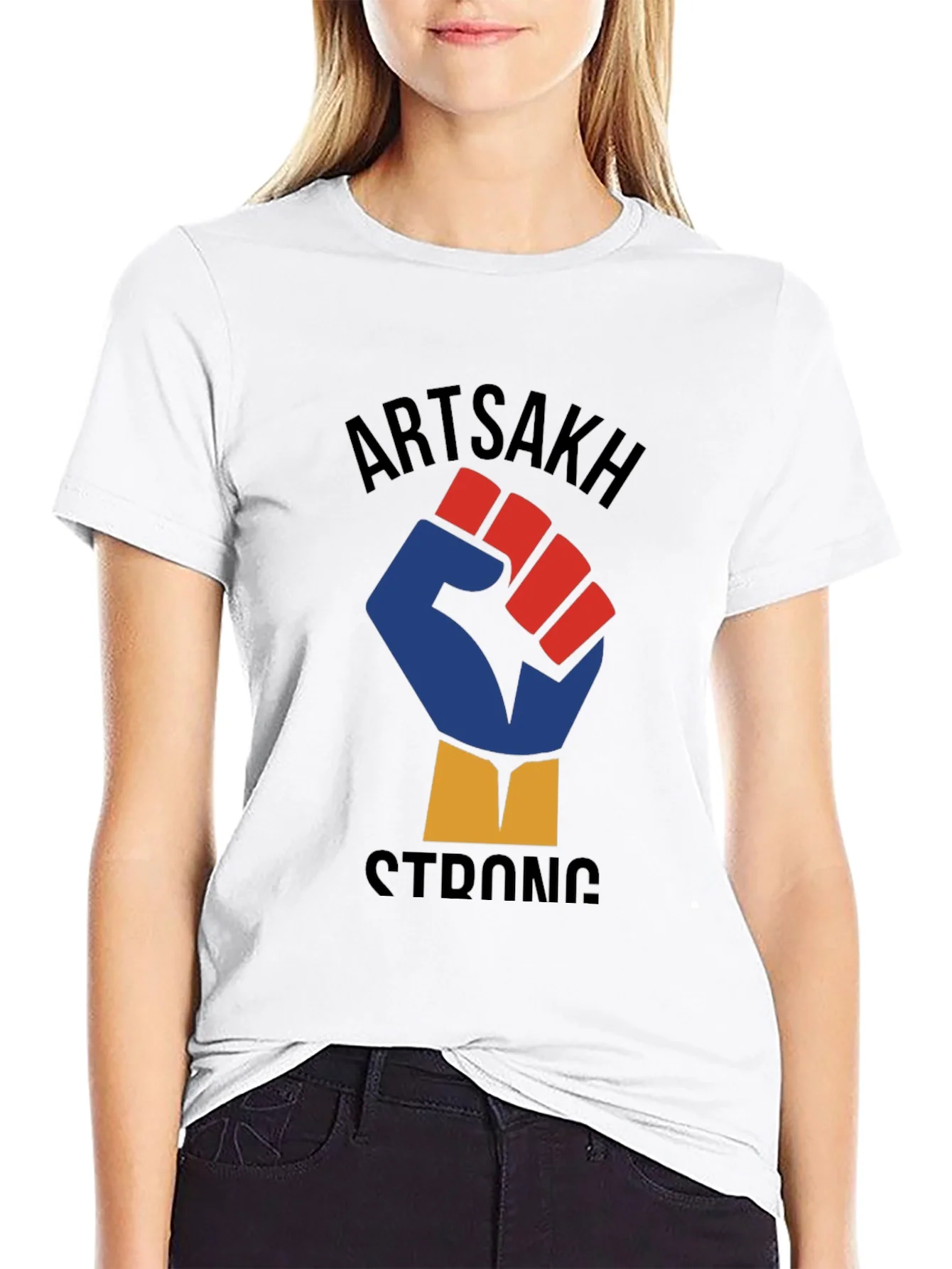Rebbecca Artsakh Strong T-Shirt - Patriotic Graphic Tee