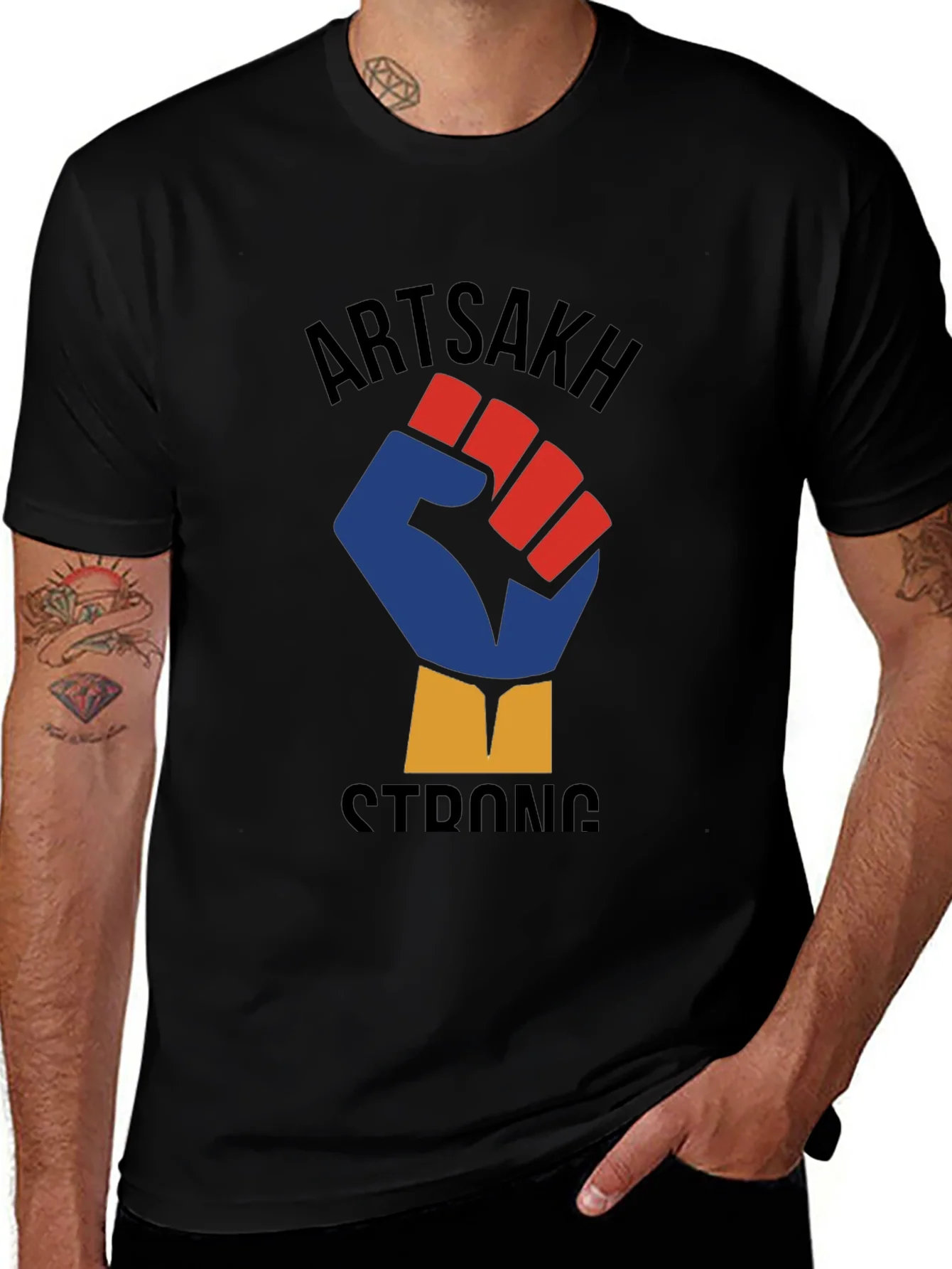 Rebbecca Artsakh Strong T-Shirt - Patriotic Graphic Tee
