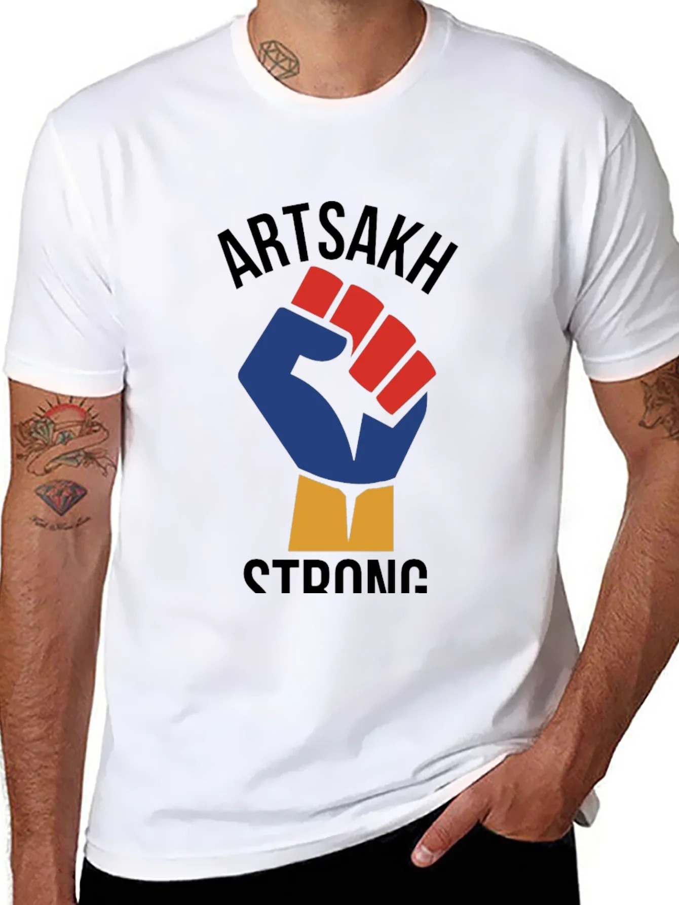 Rebbecca Artsakh Strong T-Shirt - Patriotic Graphic Tee