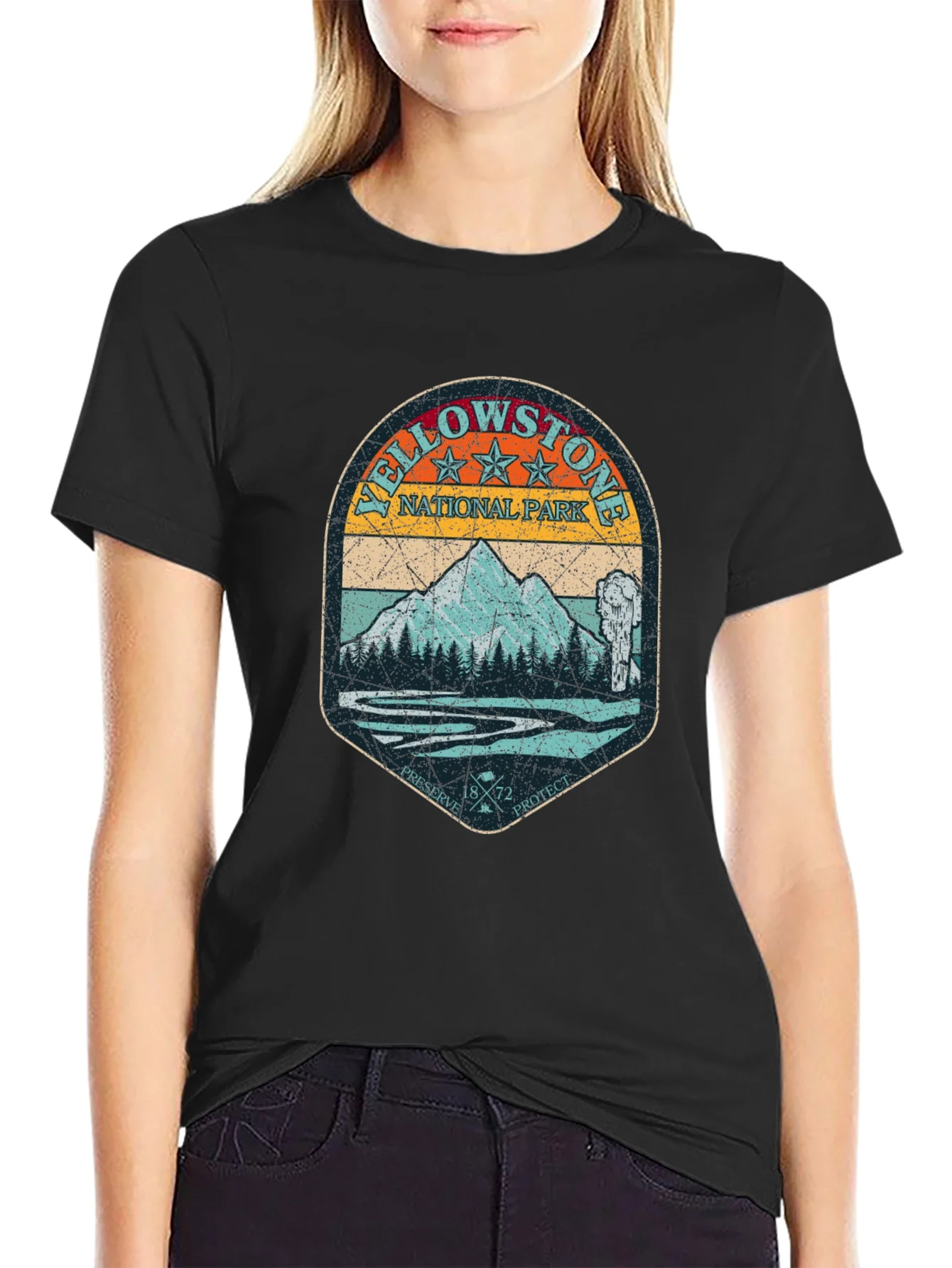 Rebbecca Yellowstone National Park Graphic T-Shirt
