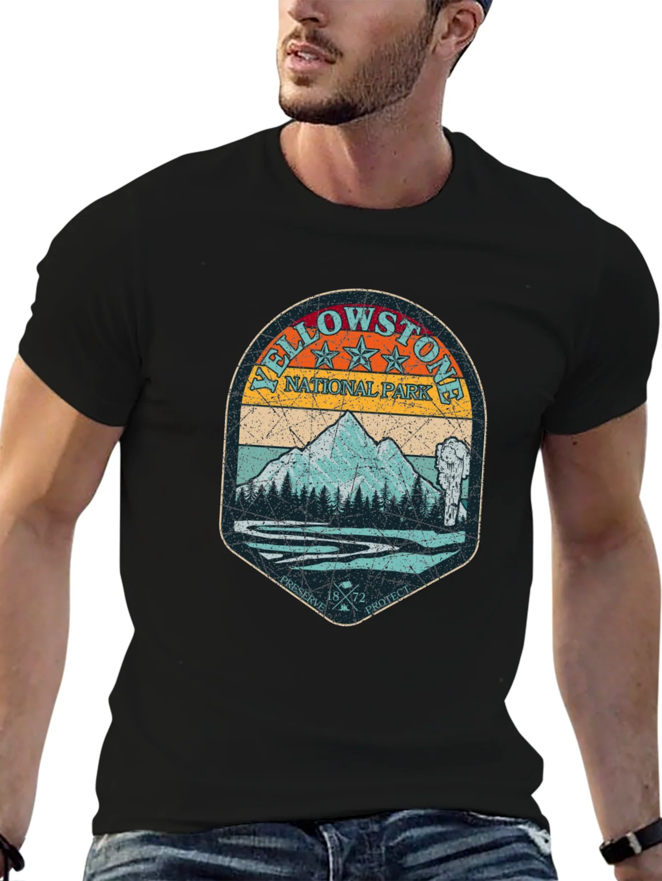 Rebbecca Yellowstone National Park Graphic T-Shirt