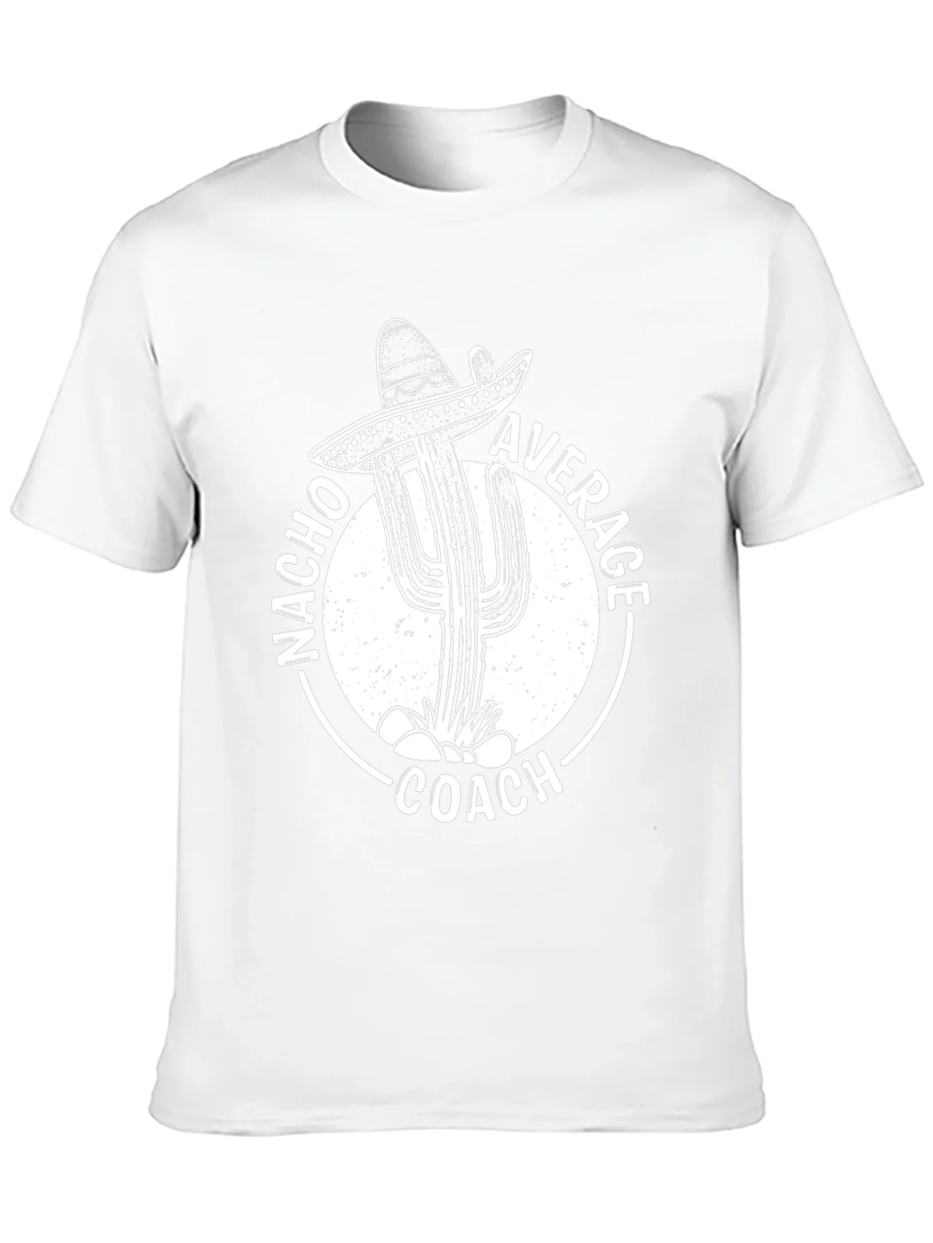 Rebbecca Nacho Average Coach T-Shirt - Cactus Sombrero Design