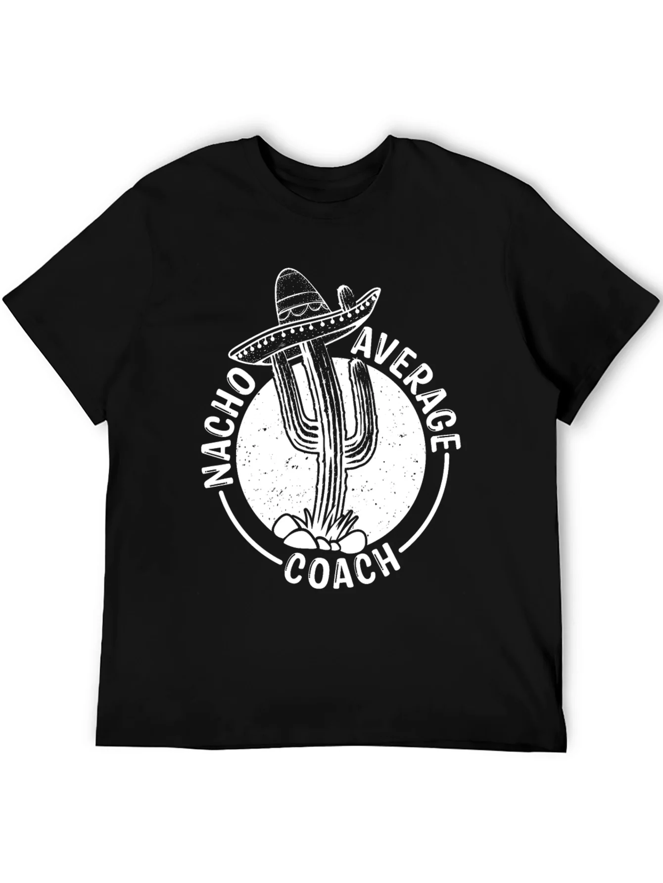Rebbecca Nacho Average Coach T-Shirt - Cactus Sombrero Design