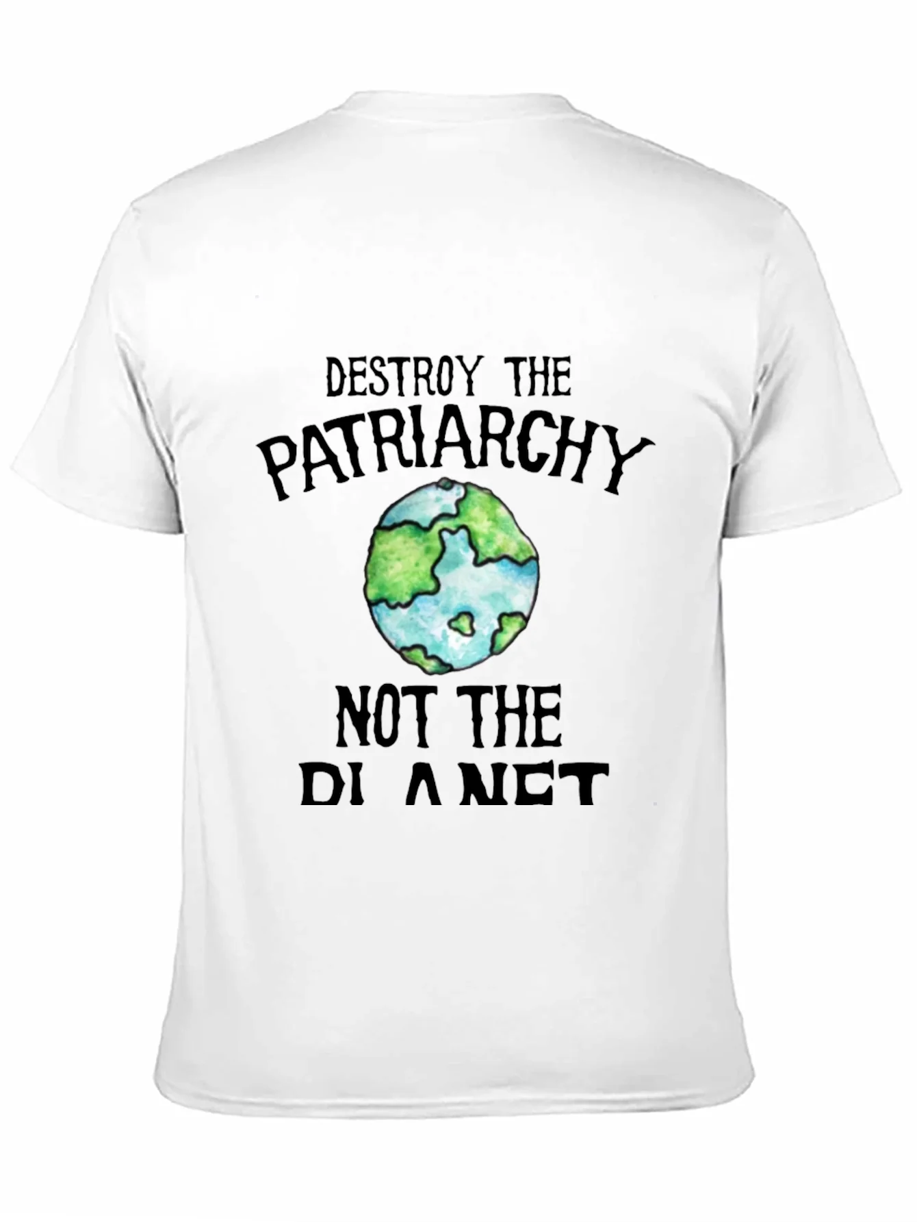 Rebbecca Destroy Patriarchy Earth Graphic Tee