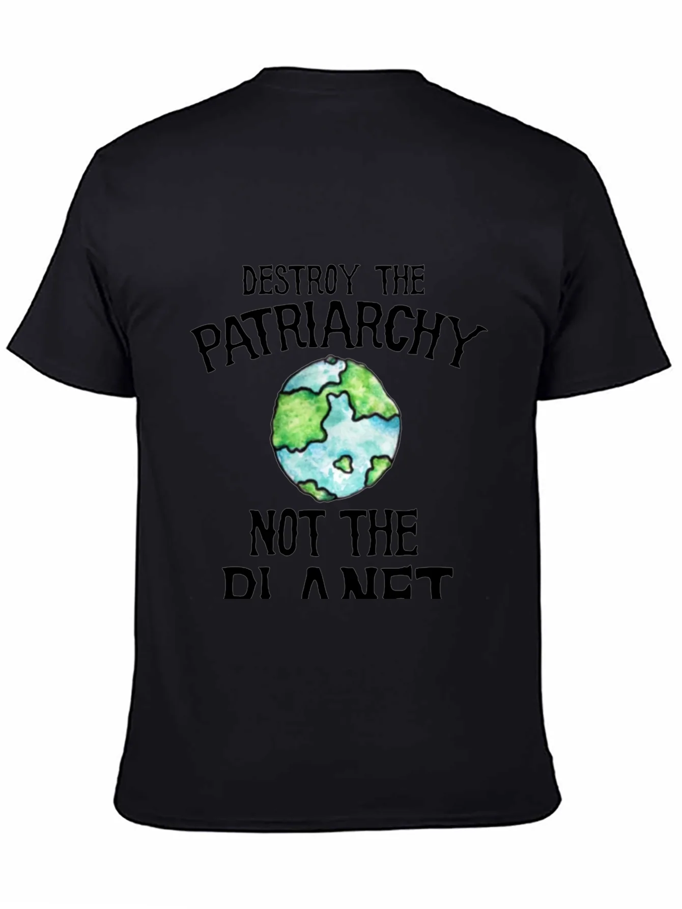 Rebbecca Destroy Patriarchy Earth Graphic Tee