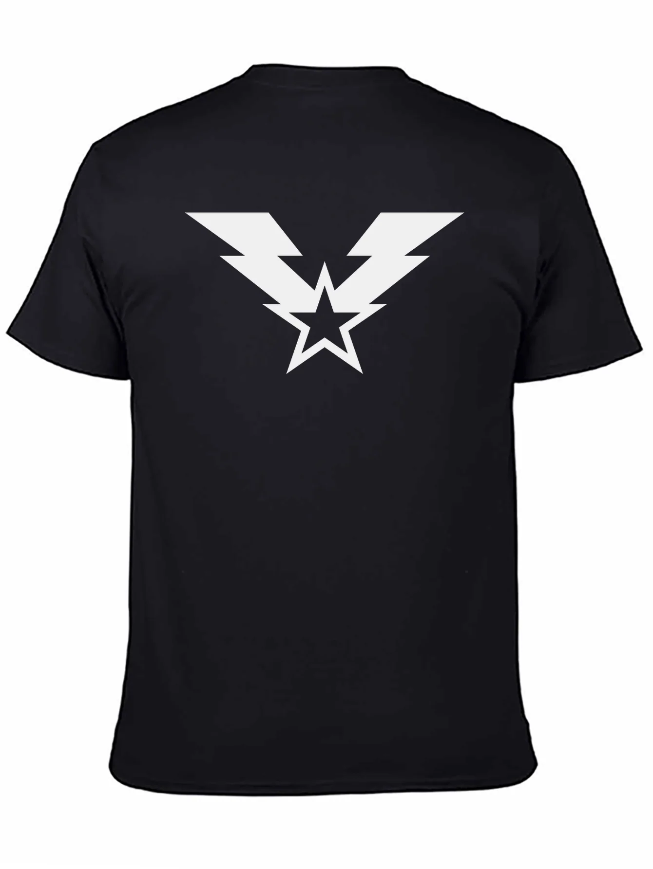 Rebbecca Lightning Star Graphic T-Shirt - Classic Black Tee