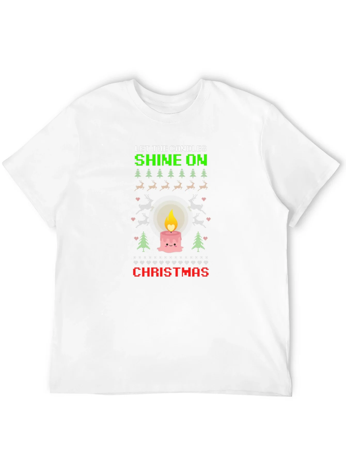 Rebbecca Christmas Candle T-Shirt - Holiday Festive Tee