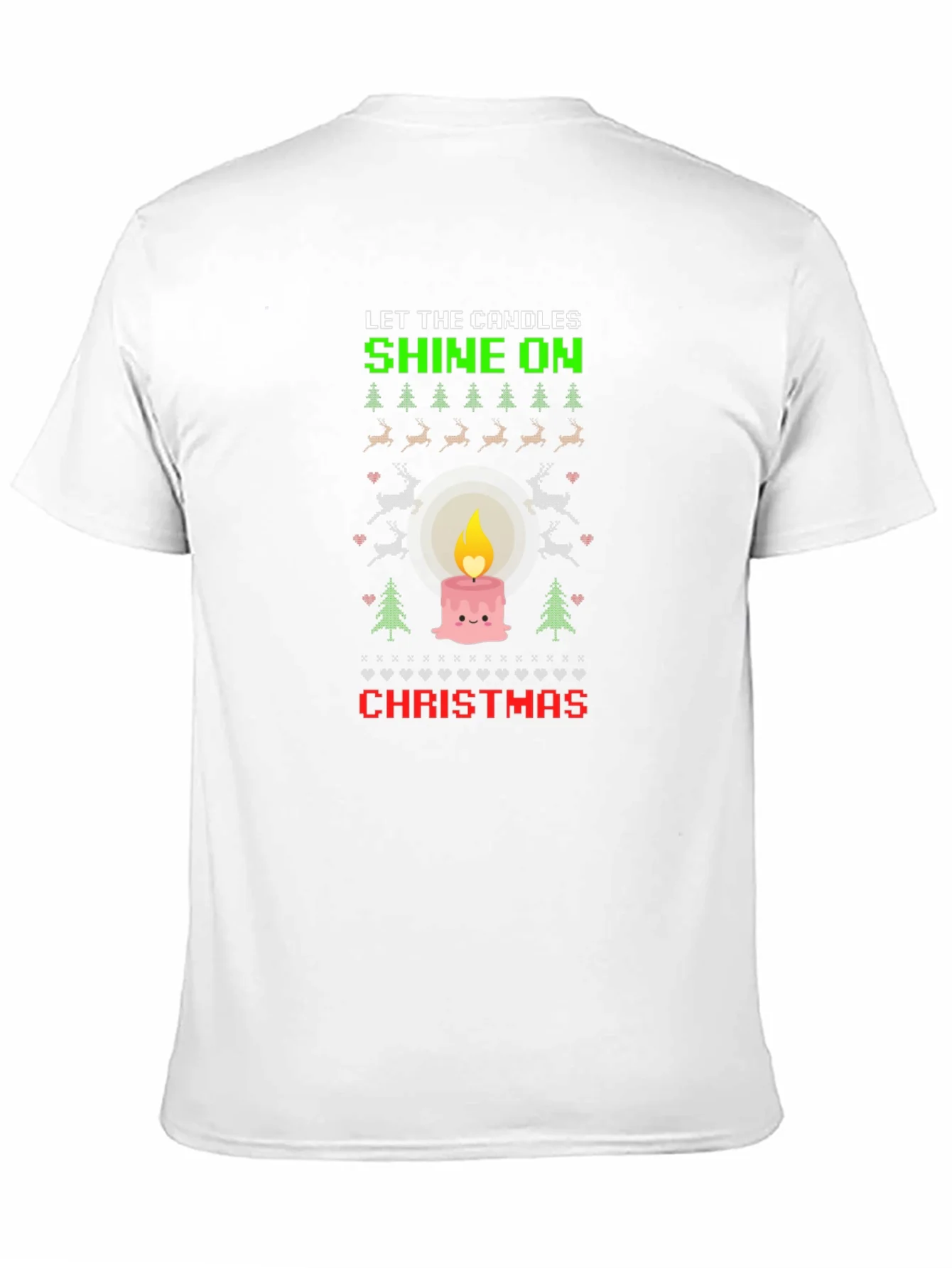 Rebbecca Christmas Candle T-Shirt - Holiday Festive Tee