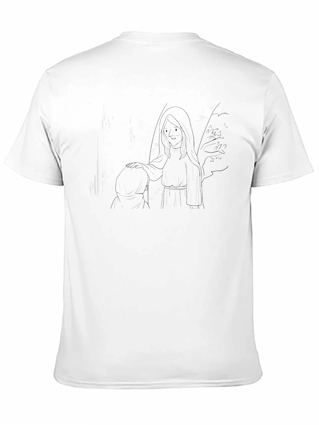 Rebbecca Angel Comforting Person Black T-Shirt