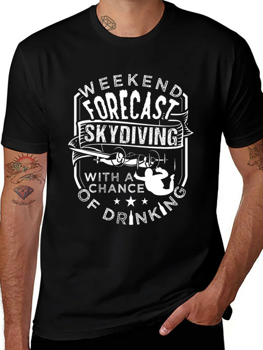 Rebbecca Weekend Forecast Skydiving T-Shirt