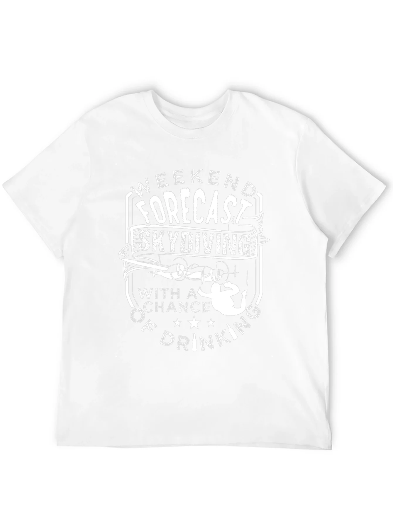 Rebbecca Weekend Forecast Skydiving T-Shirt