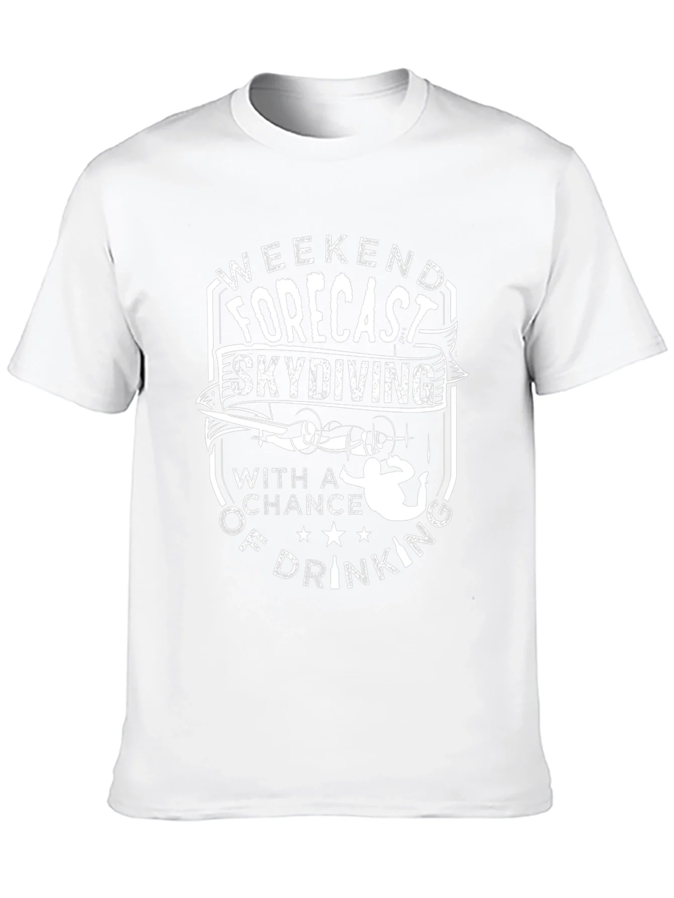 Rebbecca Weekend Forecast Skydiving T-Shirt