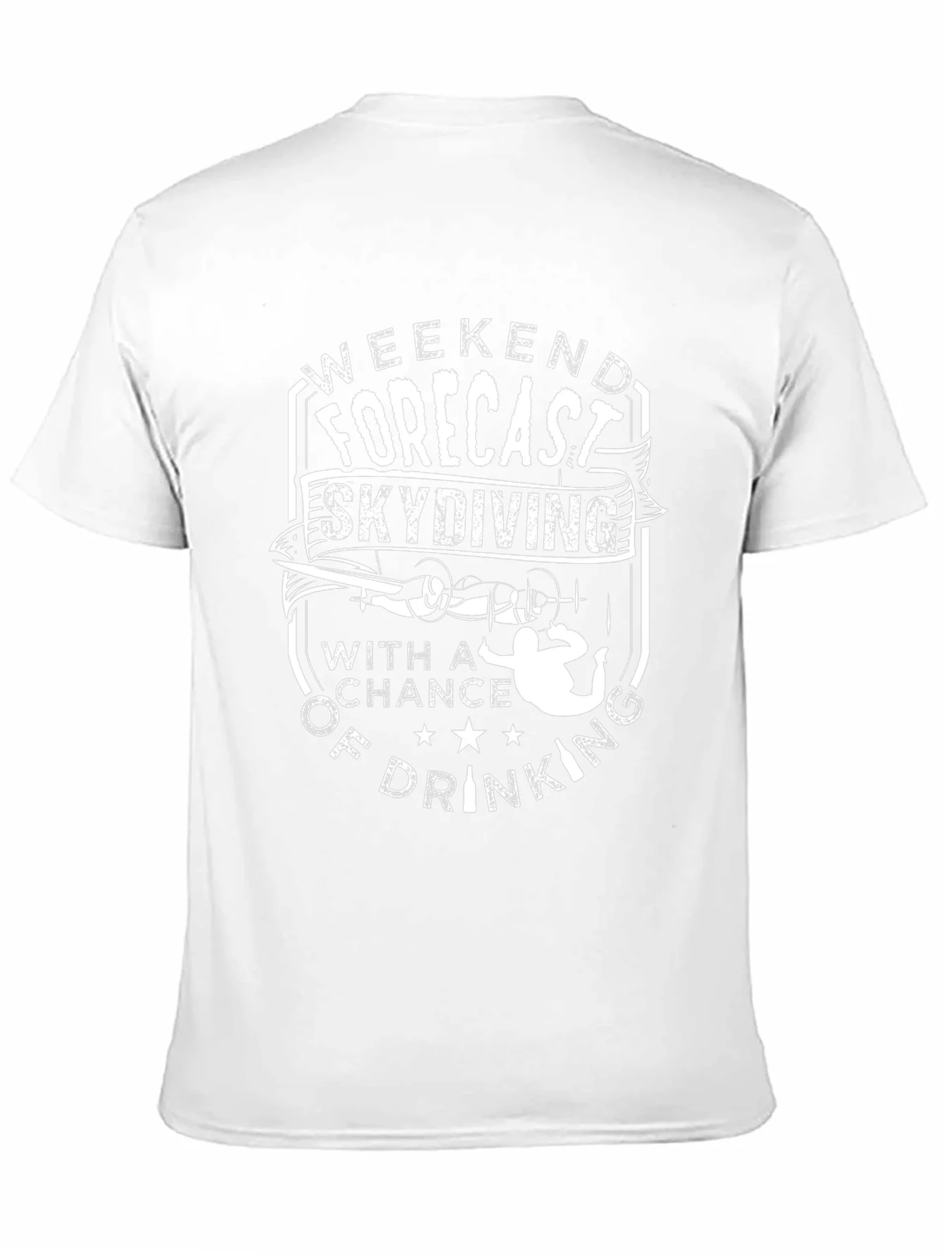 Rebbecca Weekend Forecast Skydiving T-Shirt