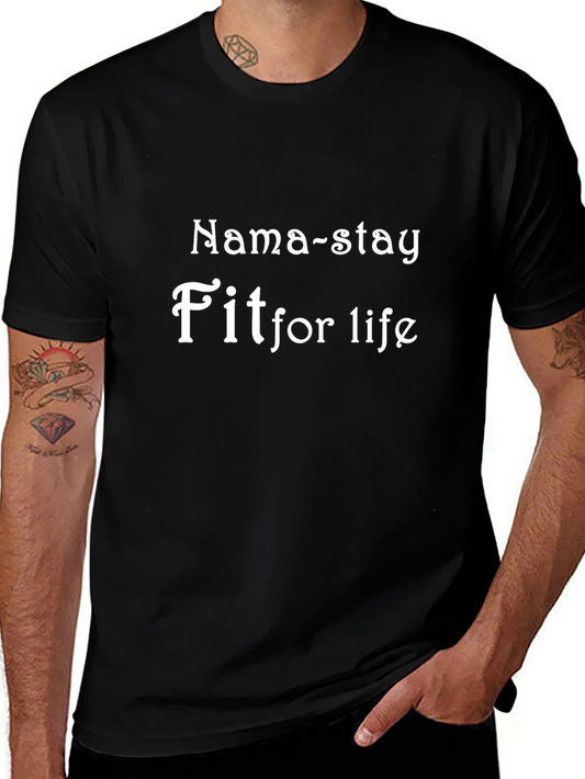 Rebbecca Nama-stay Fit For Life Black T-Shirt
