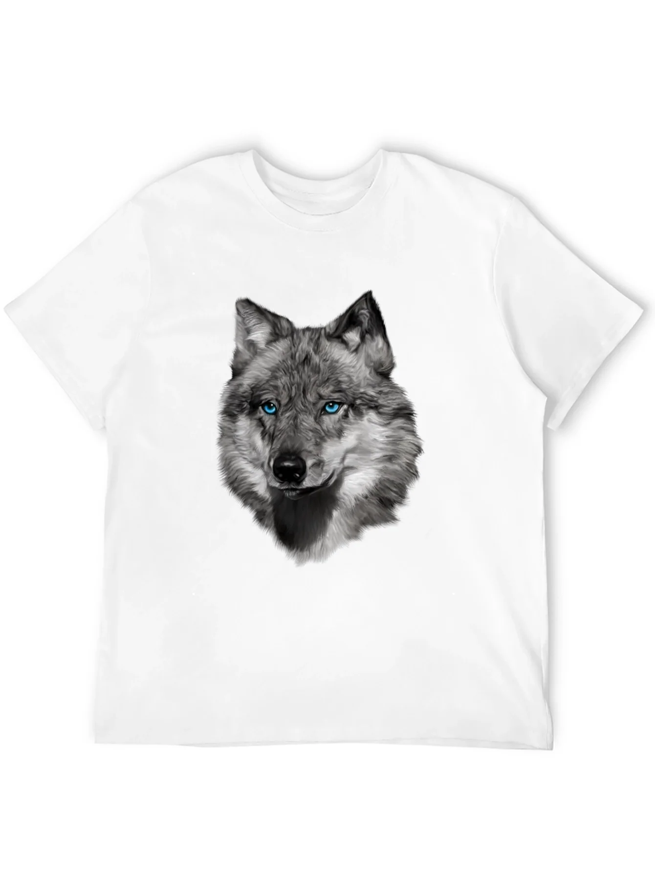 Rebbecca Wolf Graphic Tee - Cool Animal Print Shirt