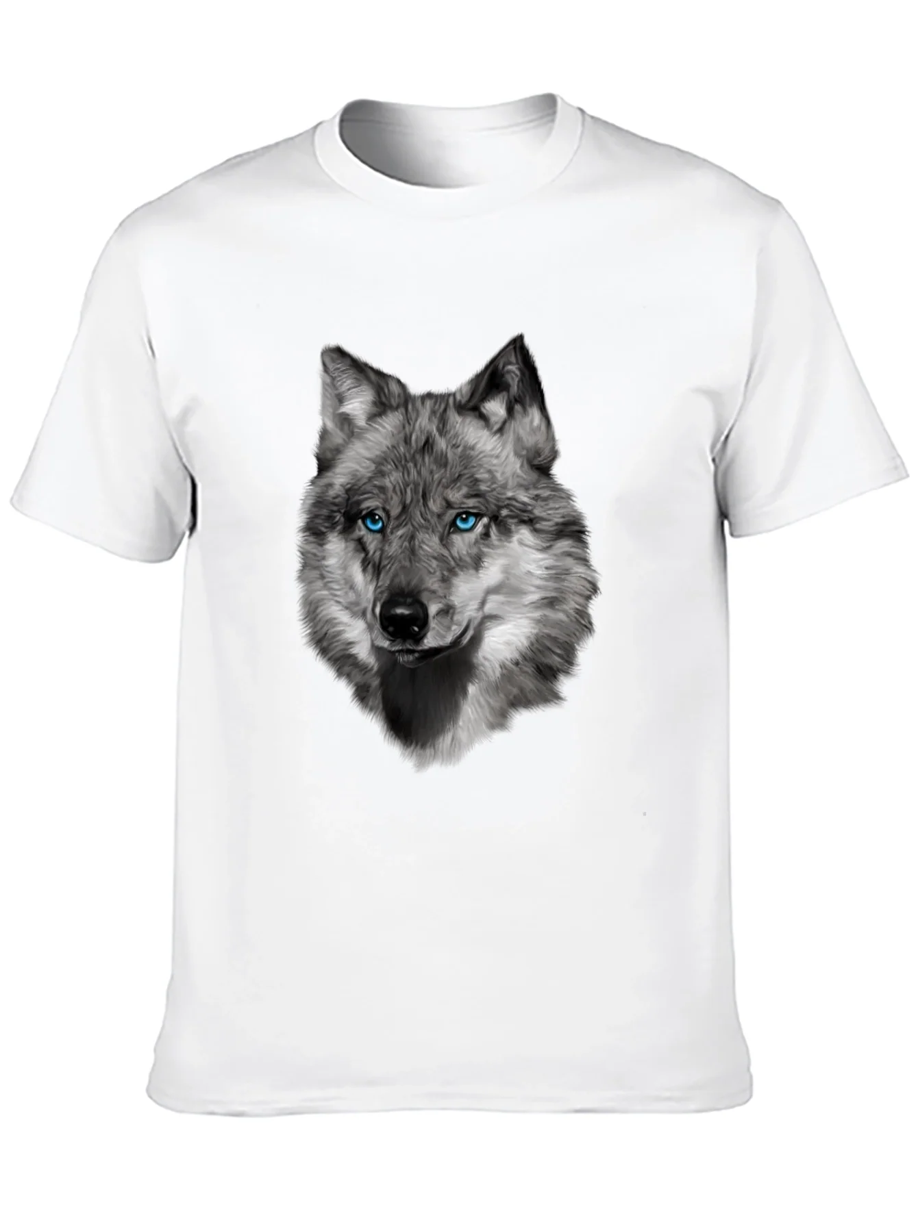 Rebbecca Wolf Graphic Tee - Cool Animal Print Shirt