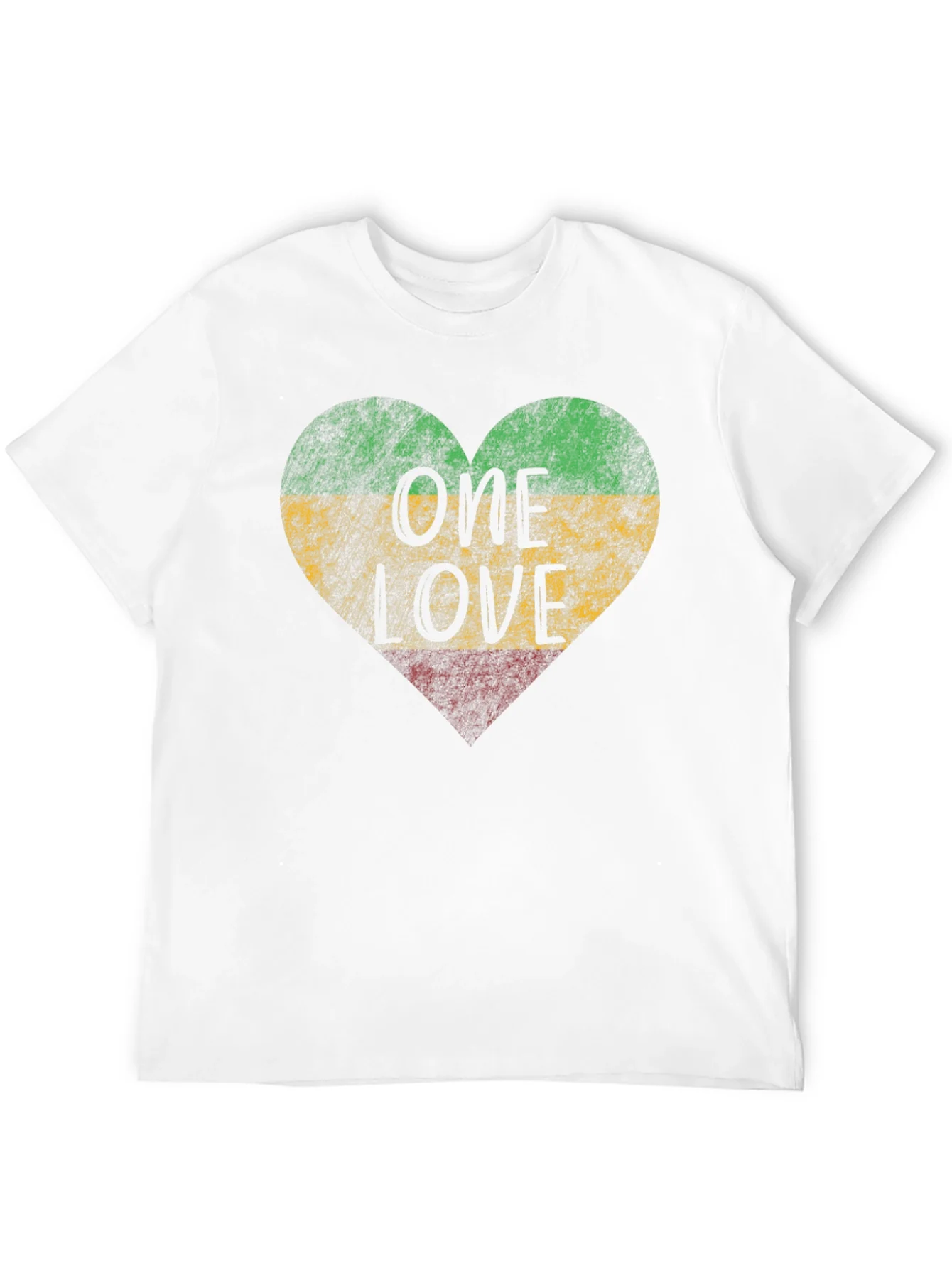 Camiseta Negra One Love Rasta